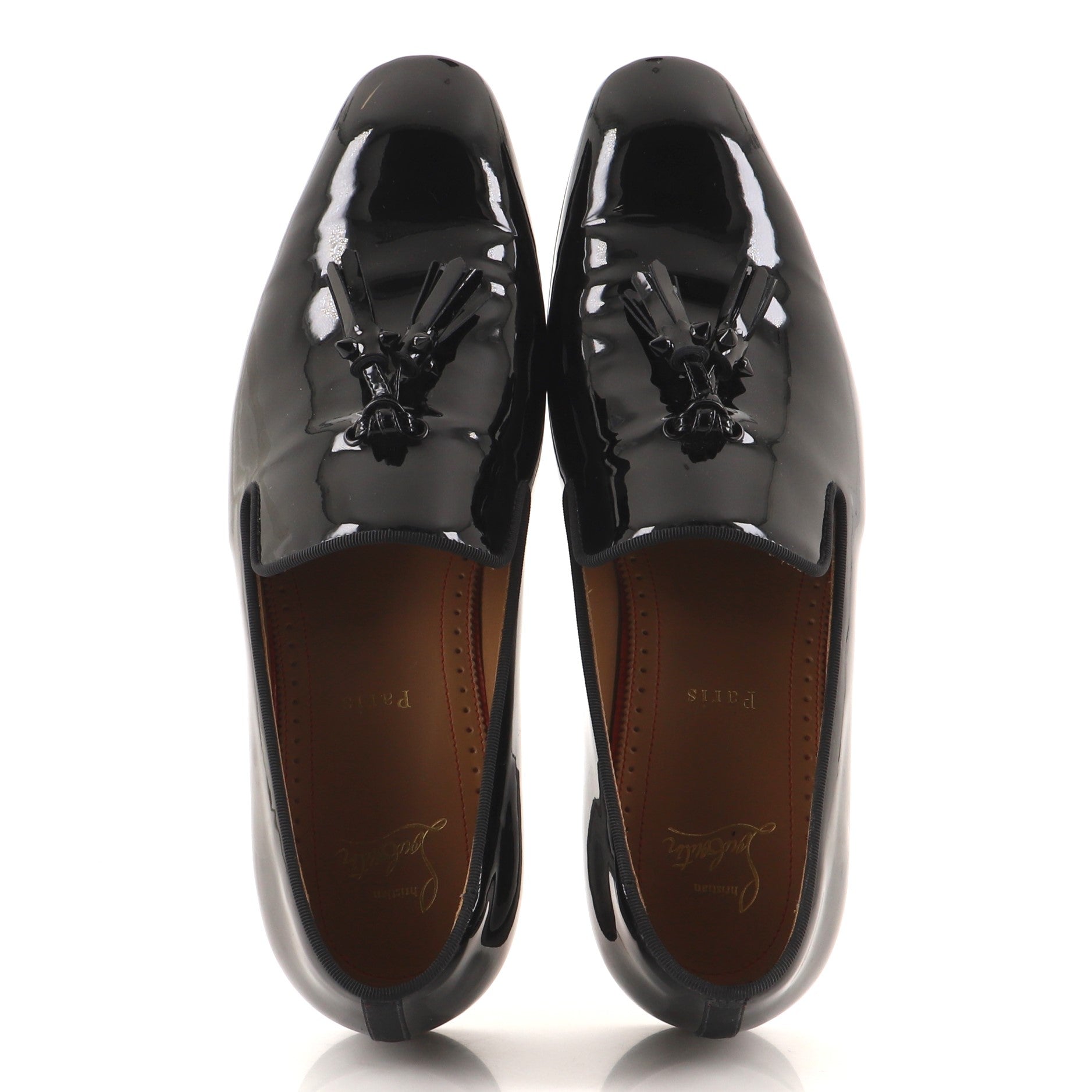 Men's Dandelion Tassel Loafers Patent