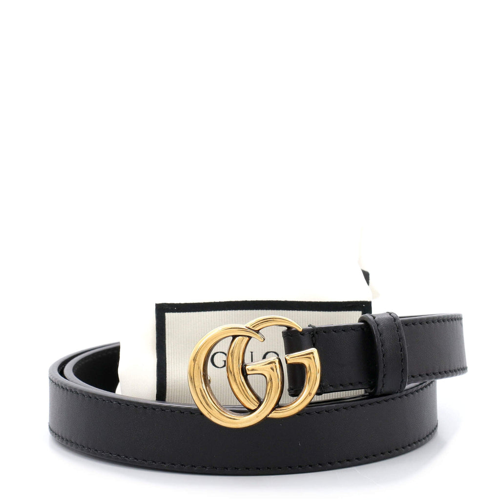 GG Marmont Belt Leather Thin 85