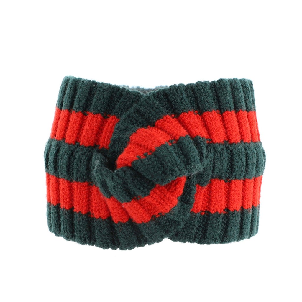 Web Headband Knit Wool Blend Large