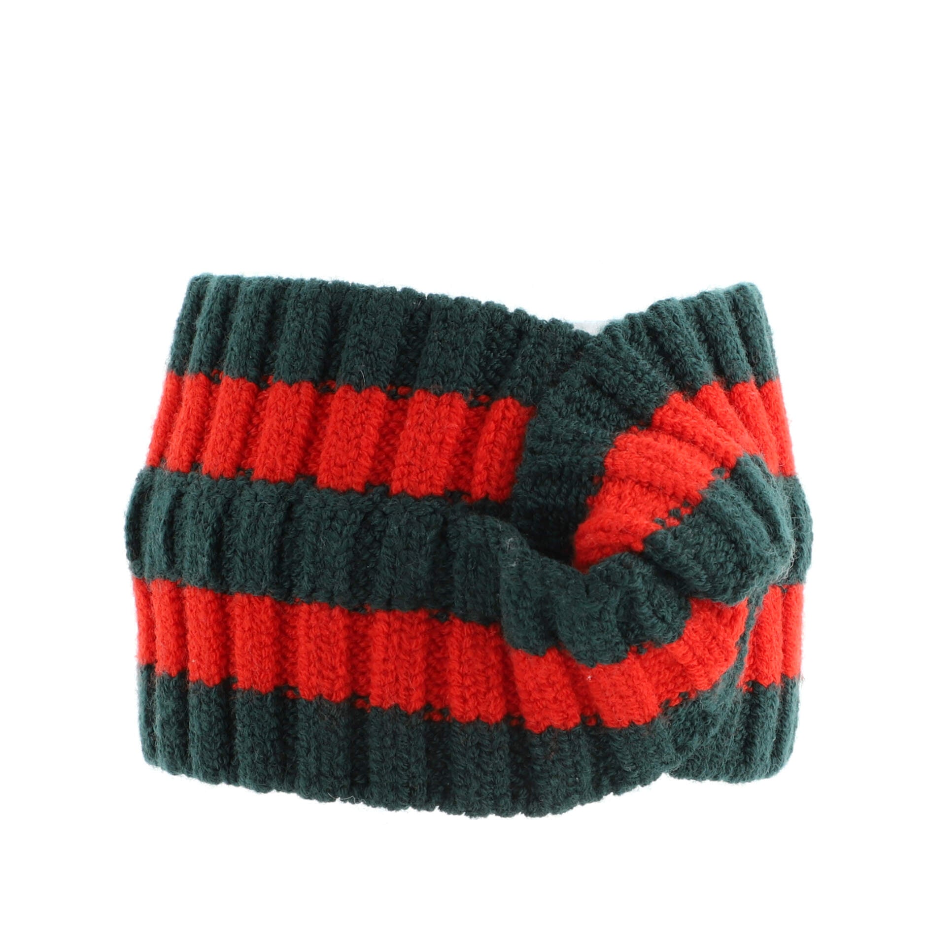 Web Headband Knit Wool Blend Large