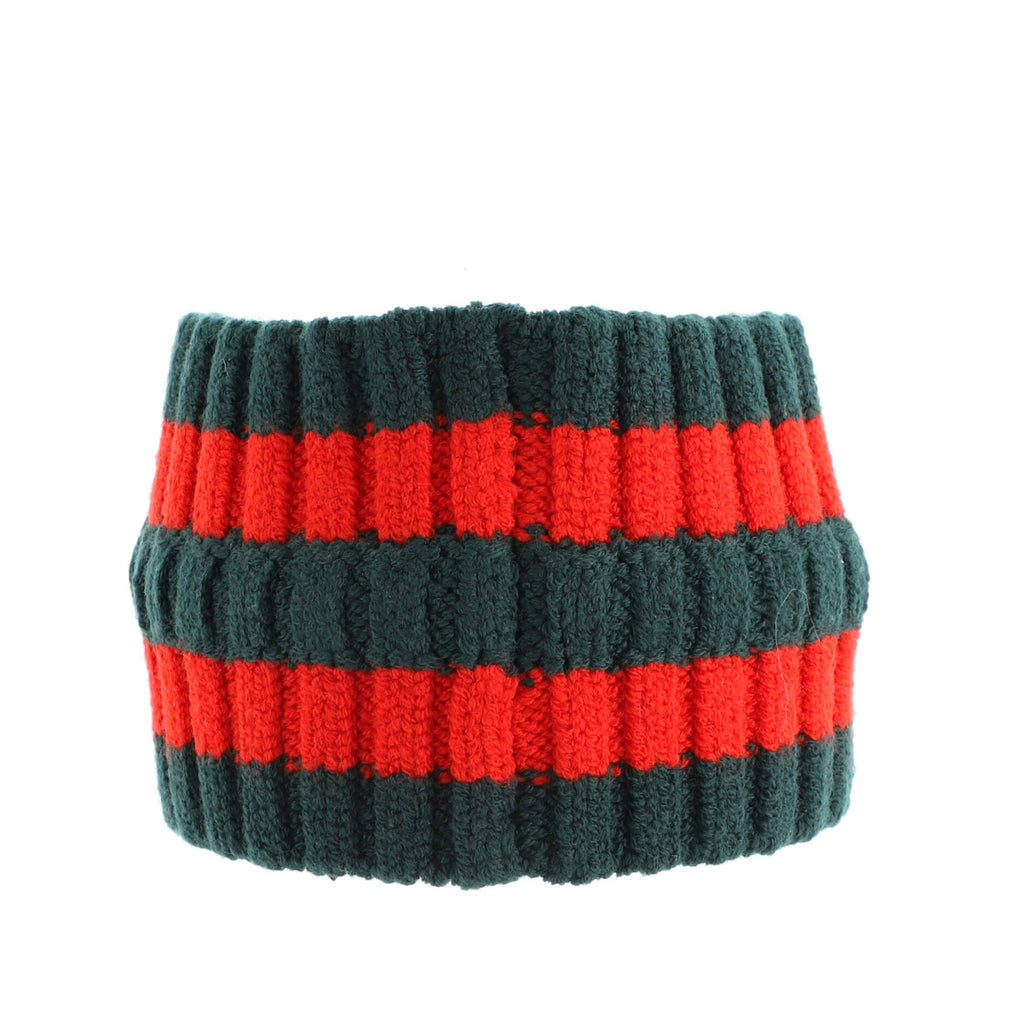 Web Headband Knit Wool Blend Large