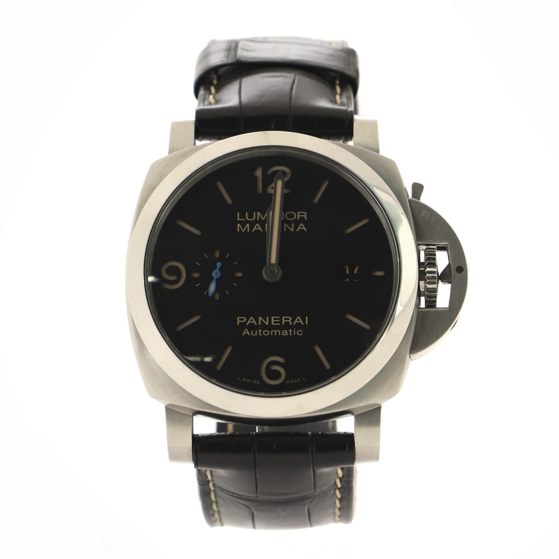 Luminor Marina 1950 3 Days Automatic Watch Stainless Steel and Alligator 44