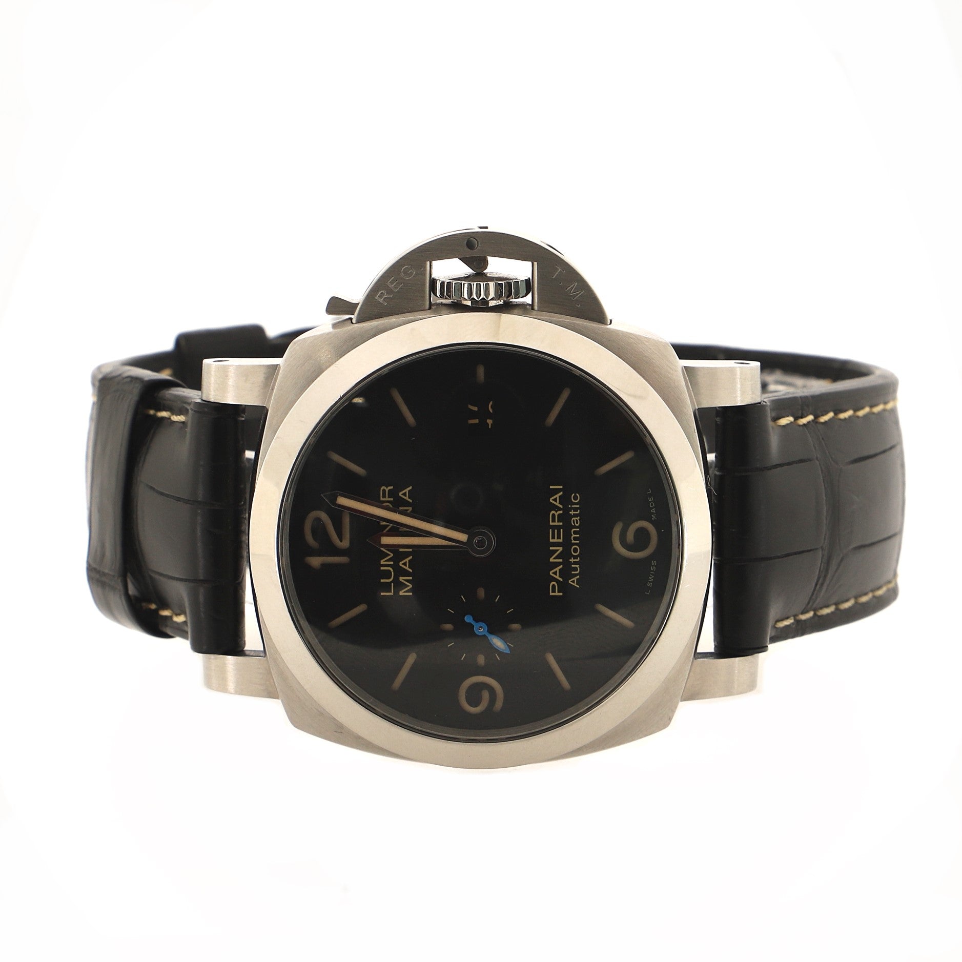 Luminor Marina 1950 3 Days Automatic Watch Stainless Steel and Alligator 44