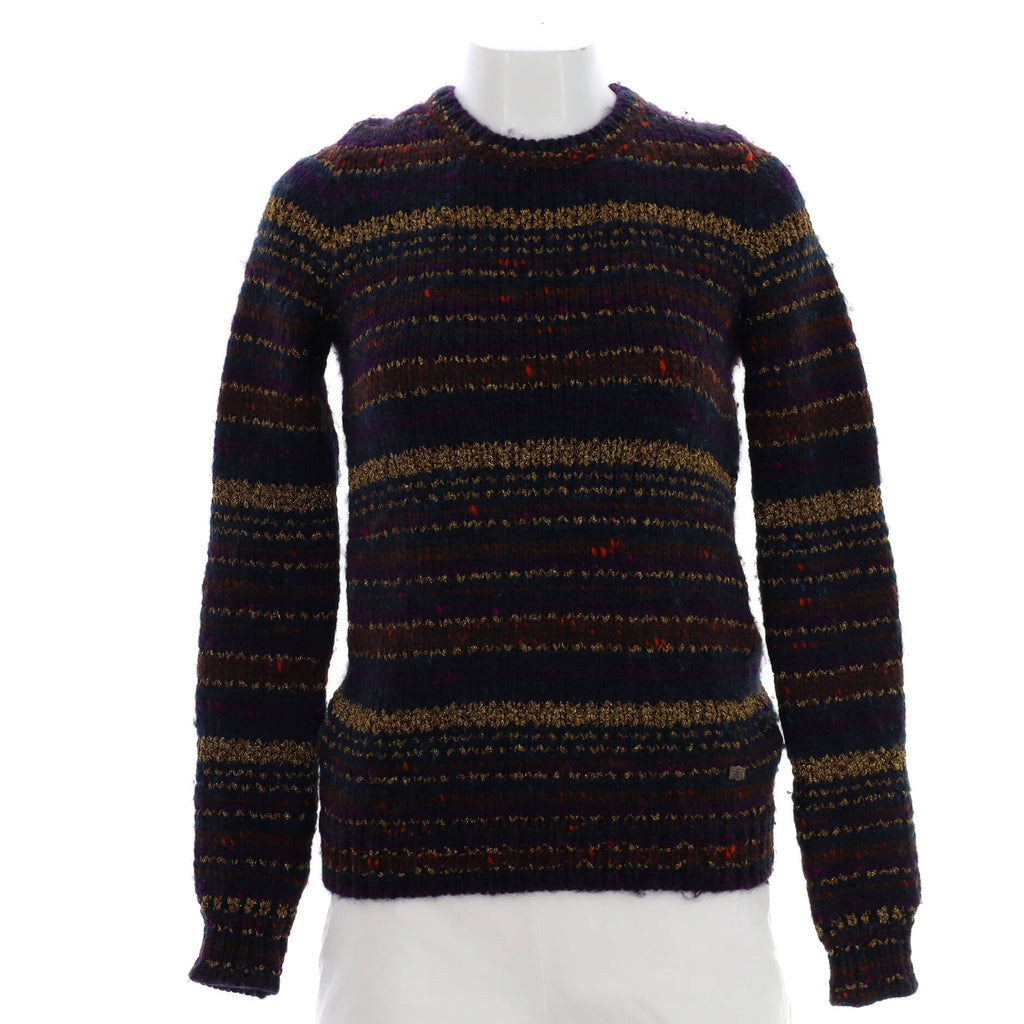 Women's Multicolor Striped Sweater Wool Blend