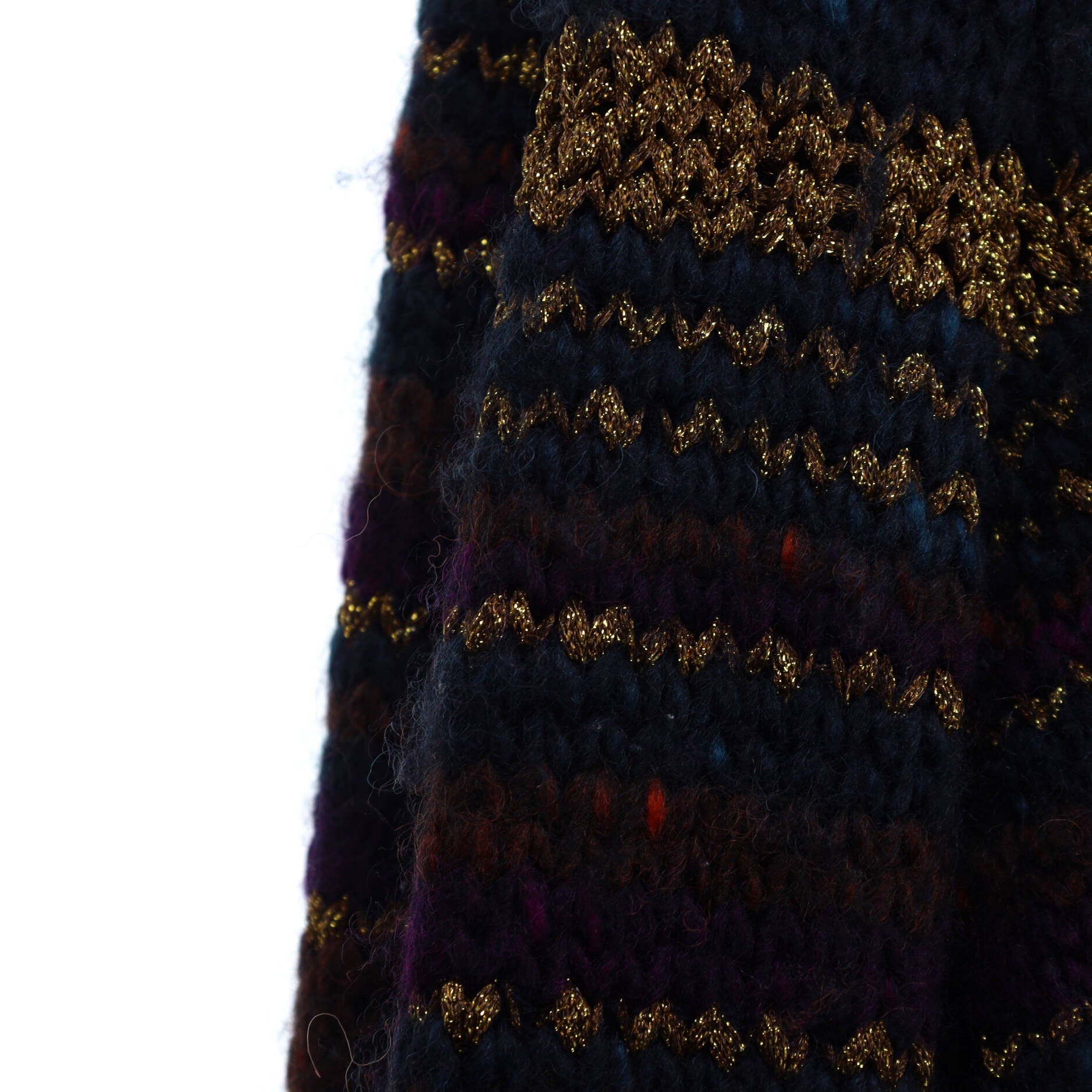 Women's Multicolor Striped Sweater Wool Blend