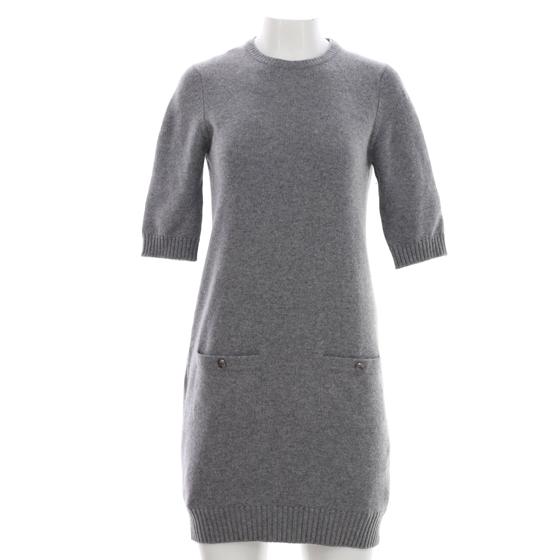 Women's Chanel Jacket Symbol Sweater Dress Cashmere