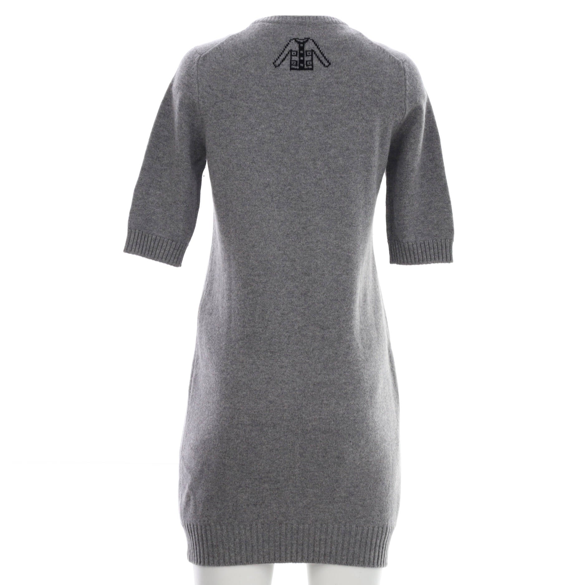 Women's Chanel Jacket Symbol Sweater Dress Cashmere