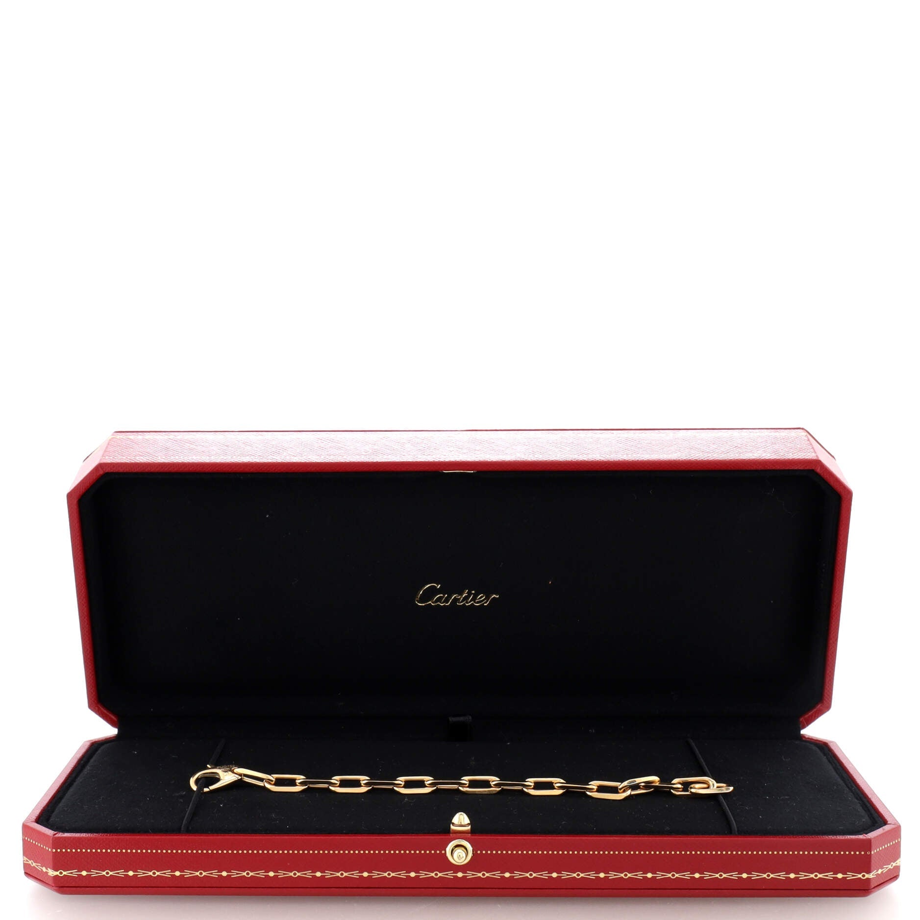Santos De Cartier Bracelet 18K Yellow Gold