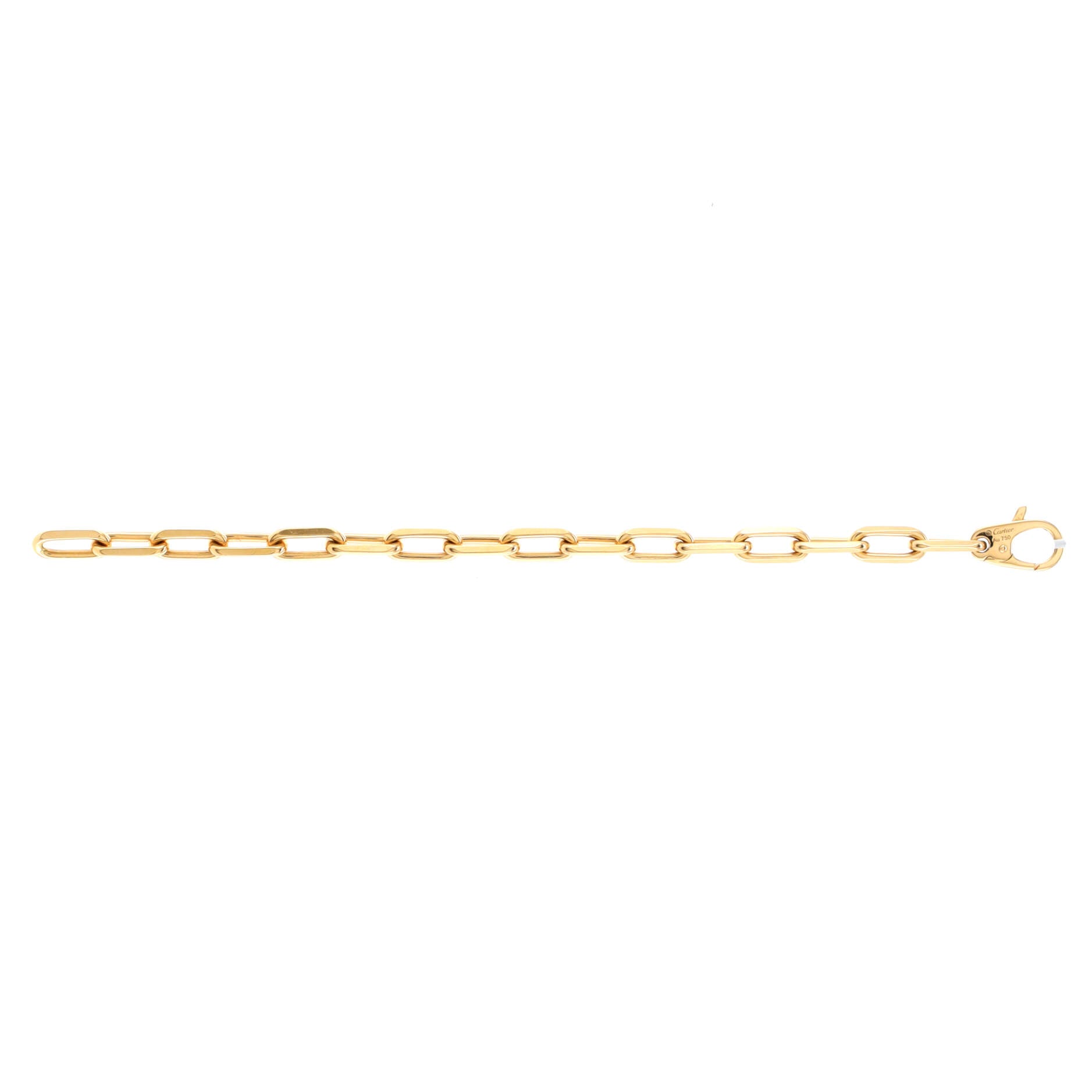 Santos De Cartier Bracelet 18K Yellow Gold