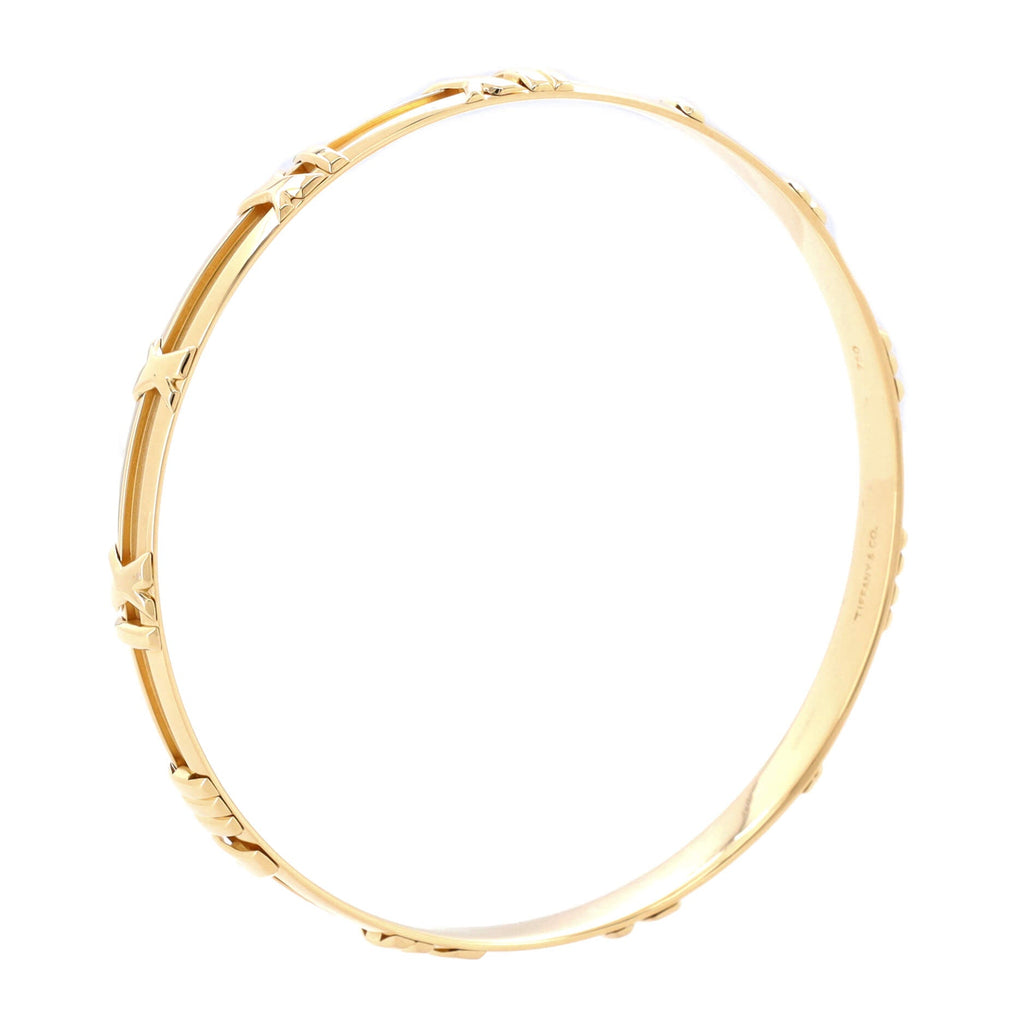 Atlas Bangle Bracelet 18K Yellow Gold