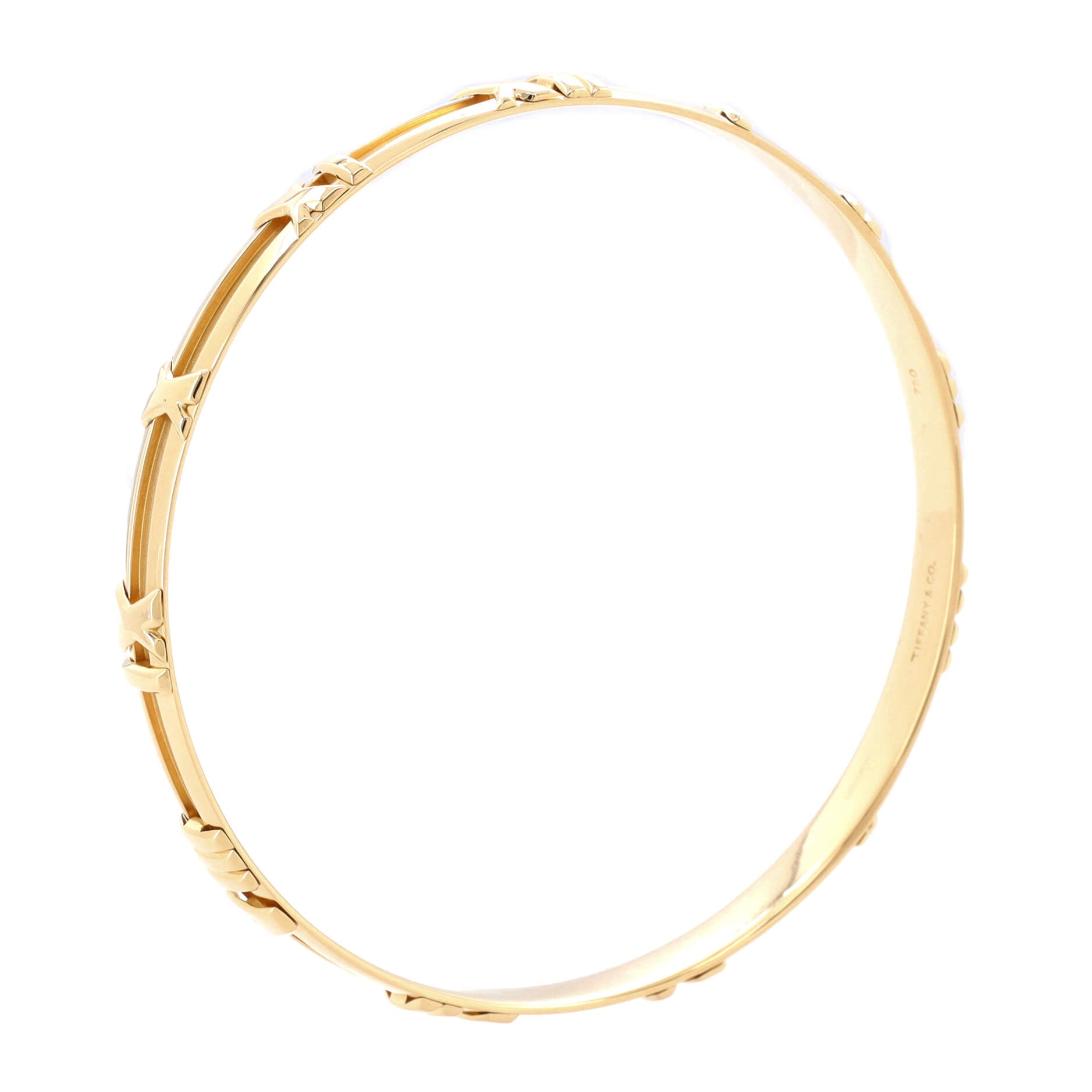 Atlas Bangle Bracelet 18K Yellow Gold