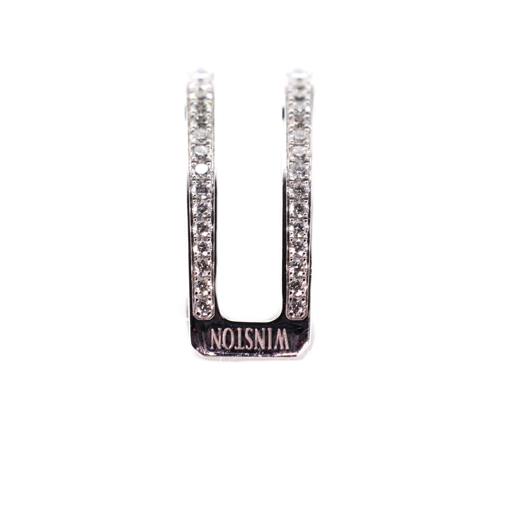 Avenue C Quartz Bracelet Watch White Gold with Diamond Bezel, Dial and Bracelet 19
