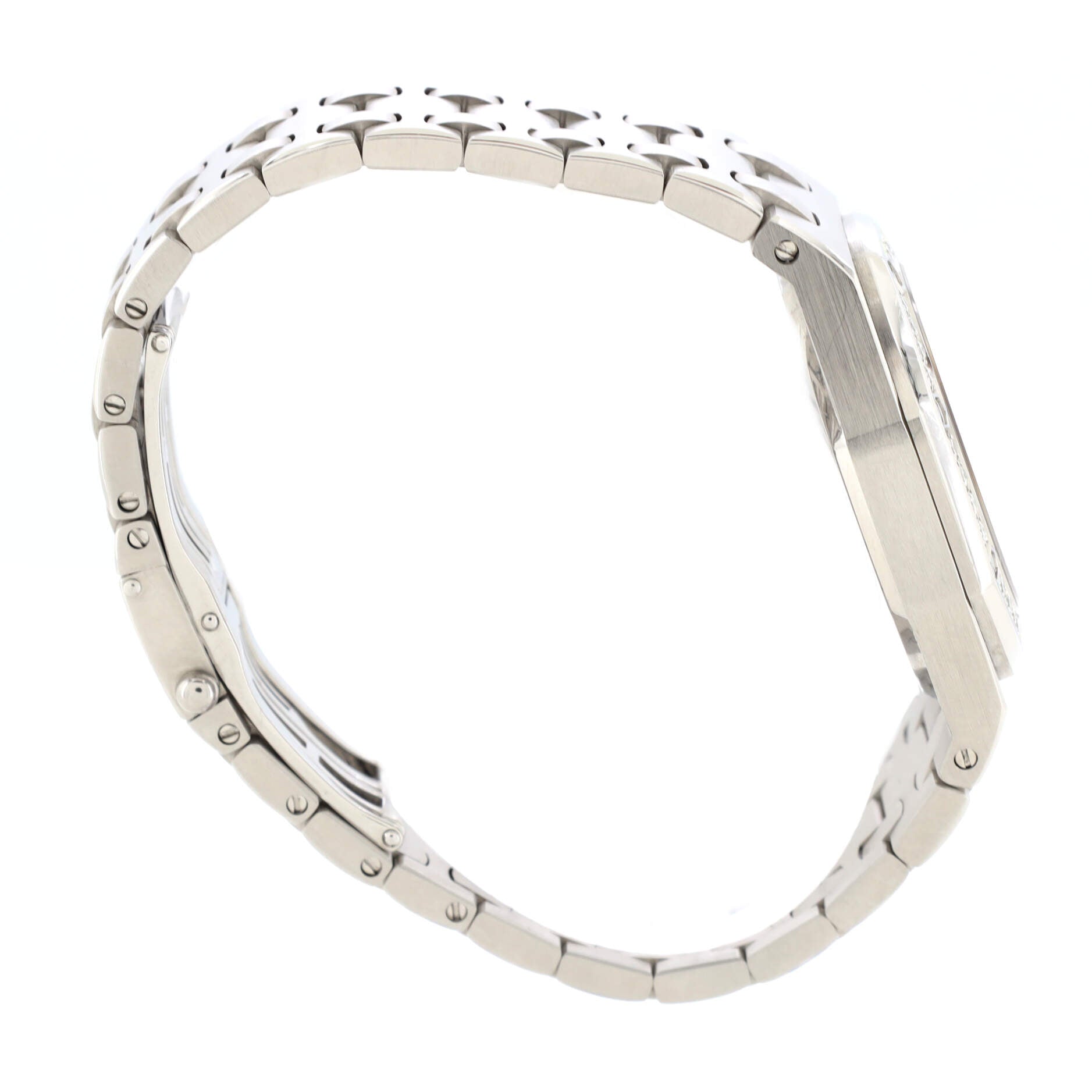 Royal Oak Date Quartz Watch Stainless Steel with Diamond Bezel 33