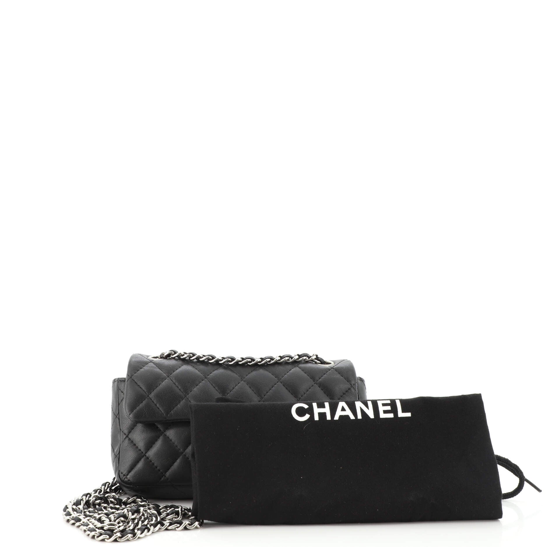 Classic Single Flap Bag Quilted Lambskin Extra Mini