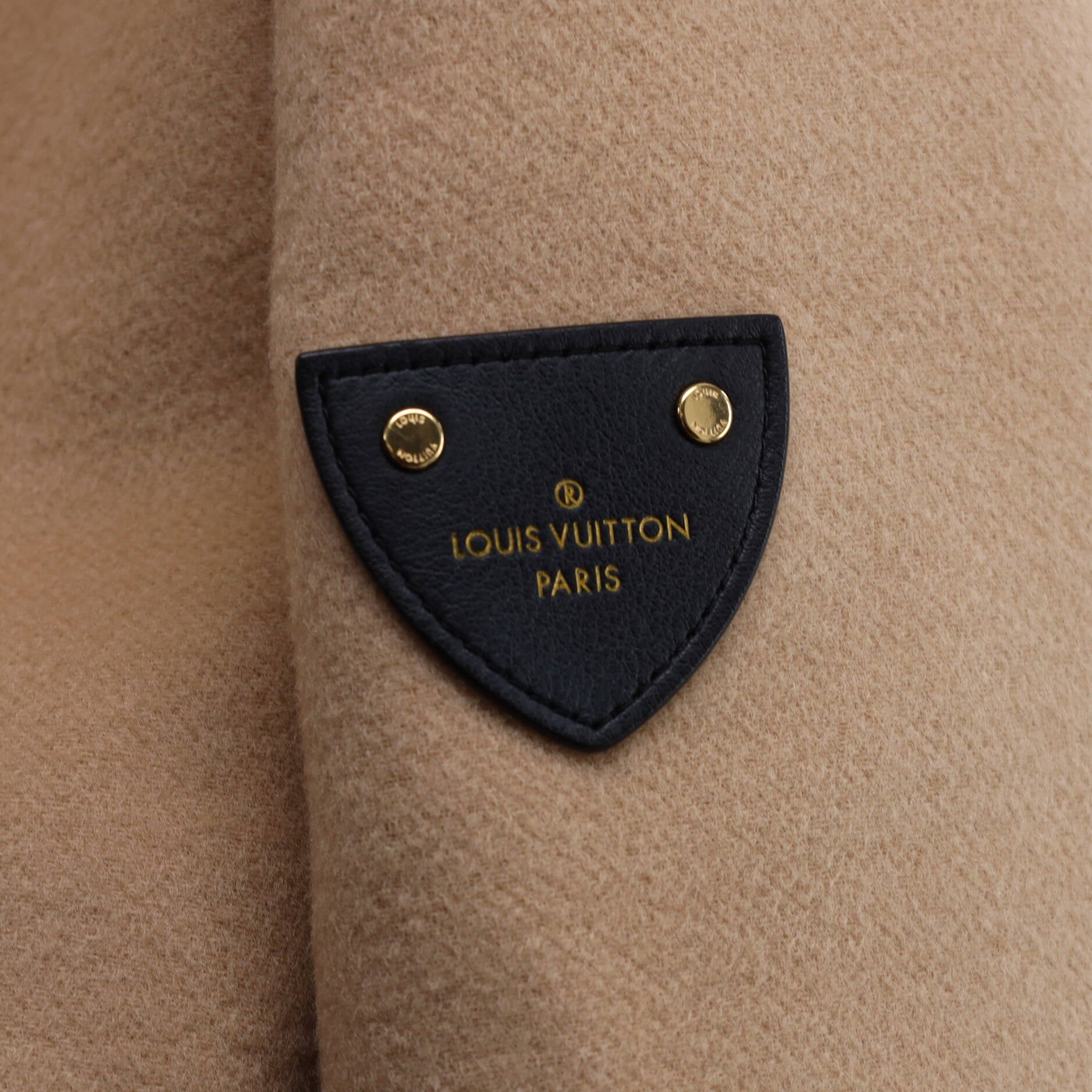 Women's Monogram Hooded Wrap Coat Wool Blend