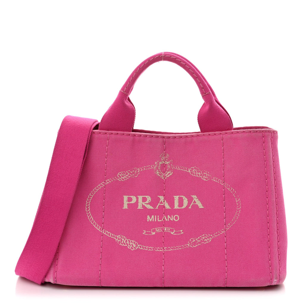 Canapa Small Logo Tote Fuxia