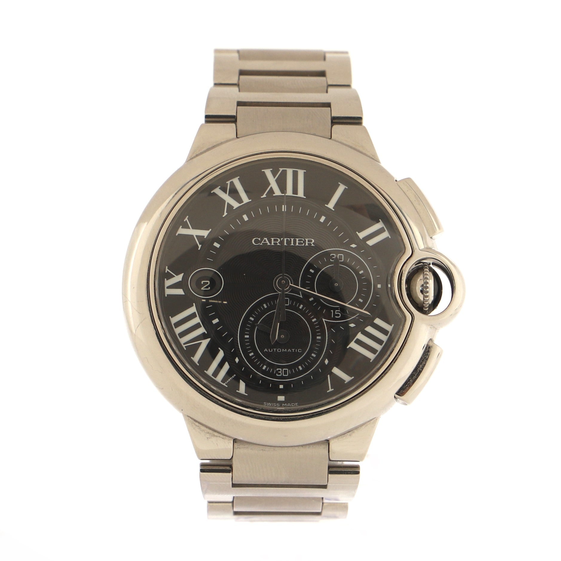 Ballon Bleu de Cartier Chronograph Automatic Watch Stainless Steel 44