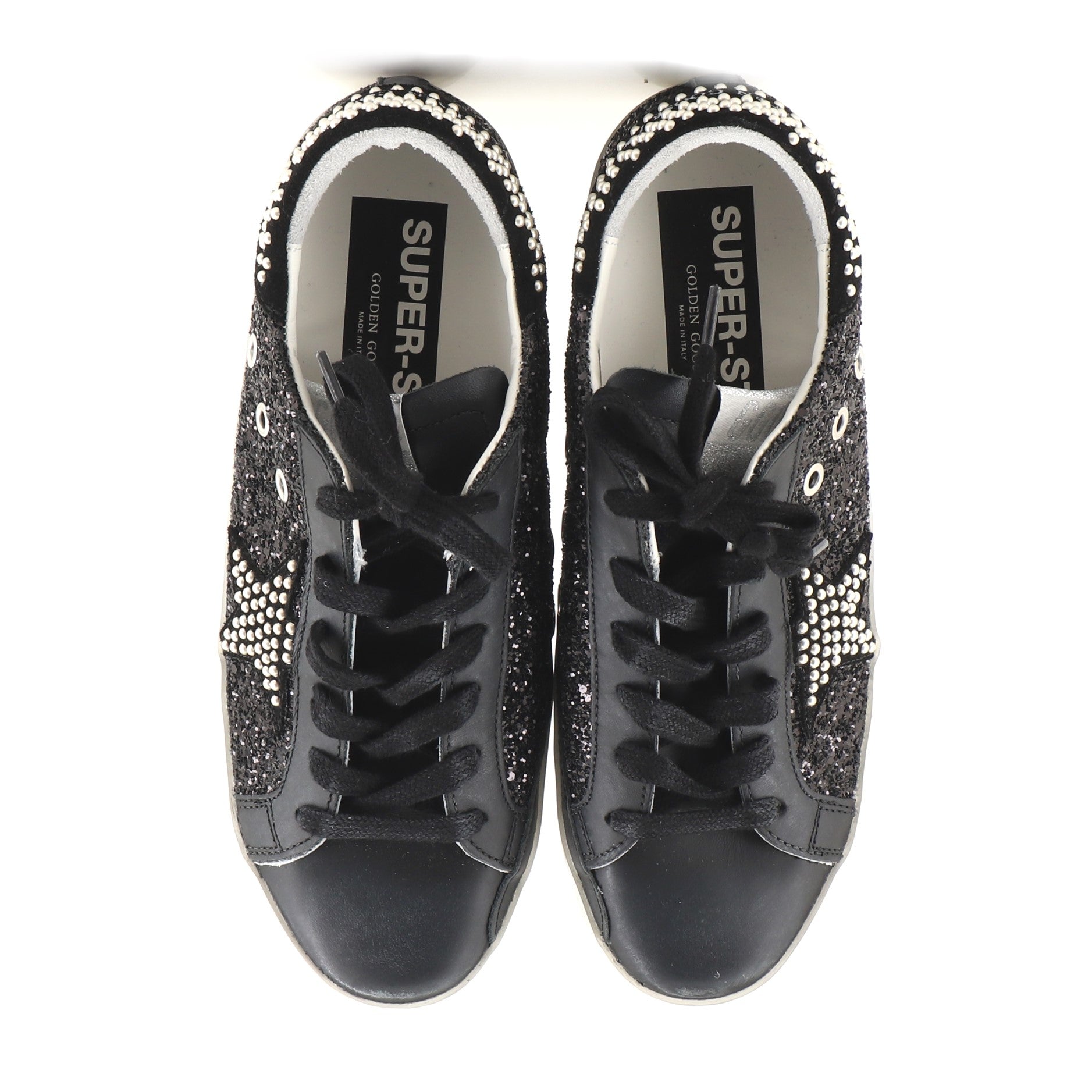 Women's Superstar Sneakers Glitter Leather