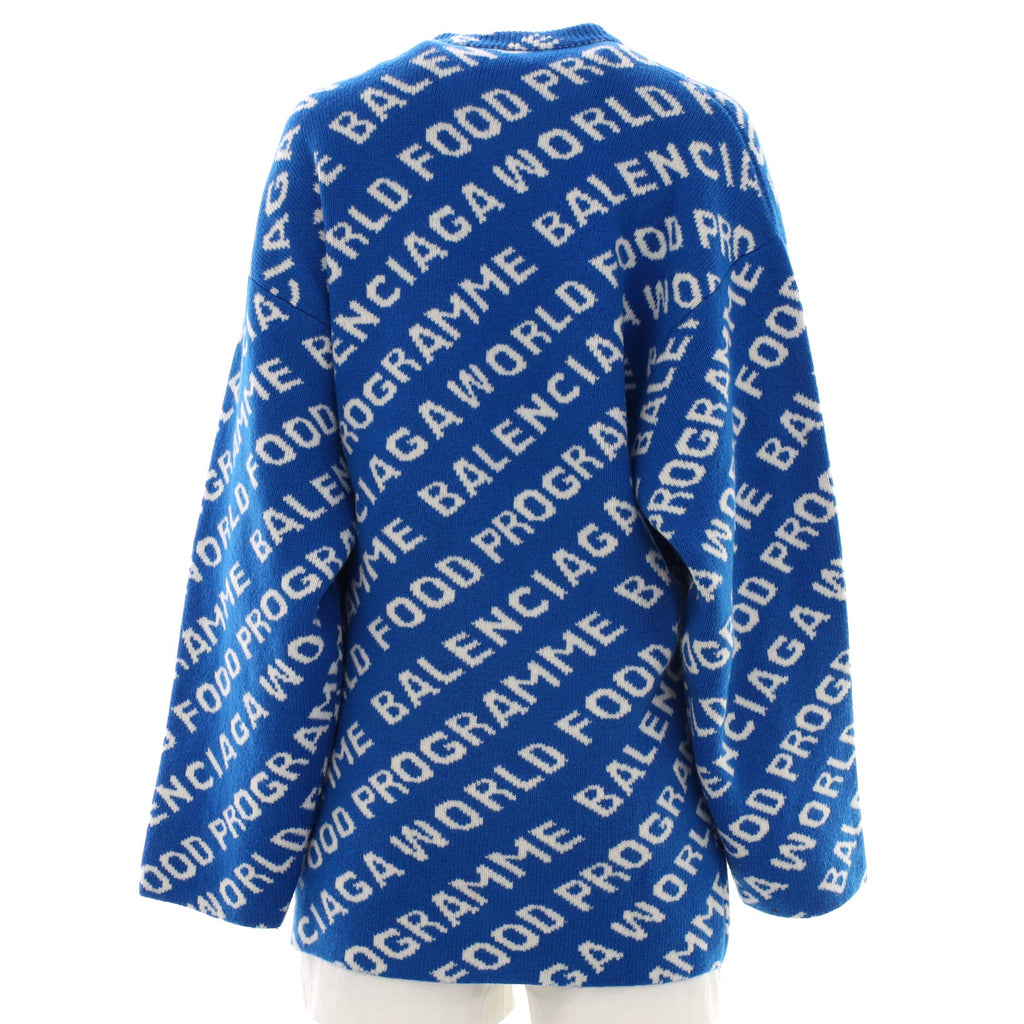 Women's World Food Programme Logo Crewneck Sweater Wool Blend