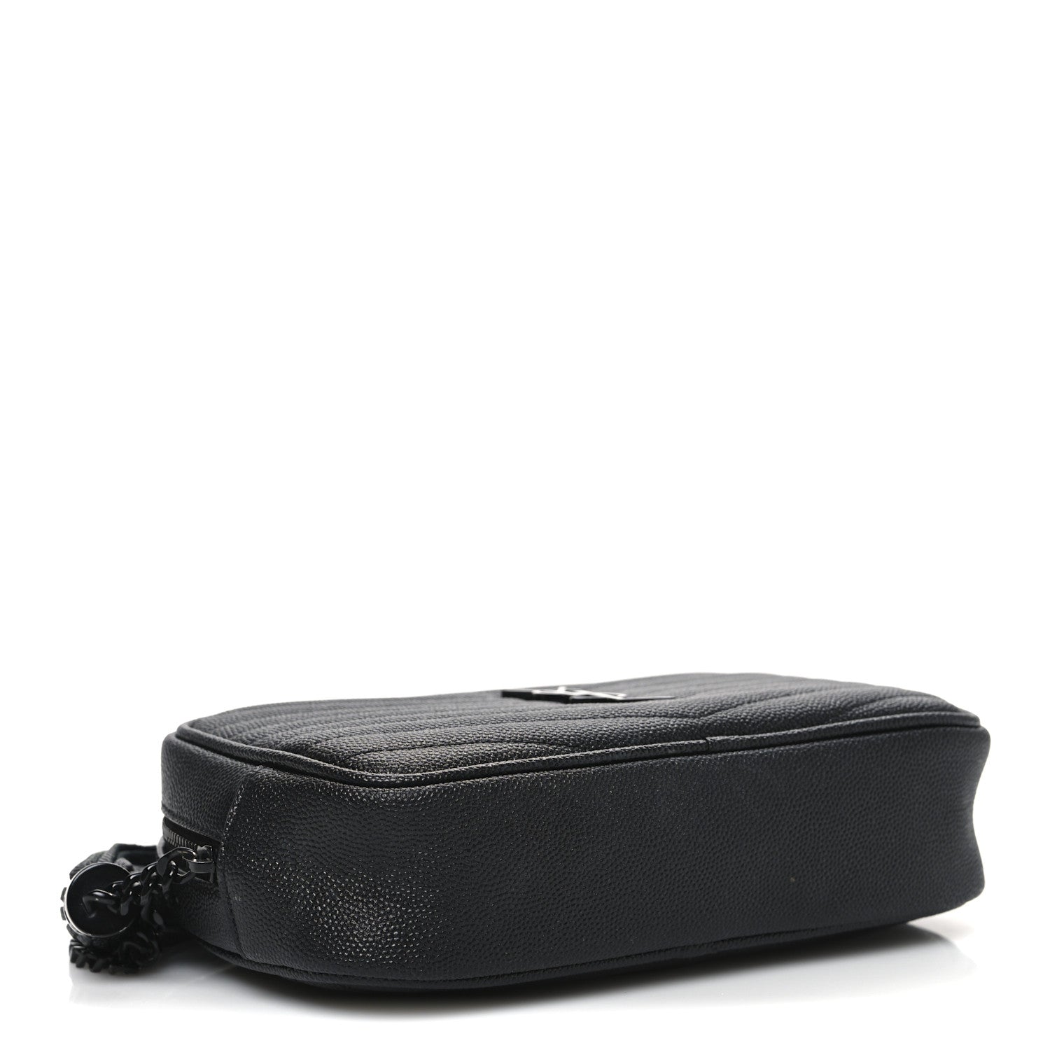 Grain De Poudre Matelasse Monochrome Monogram Mini Lou Camera Bag Black