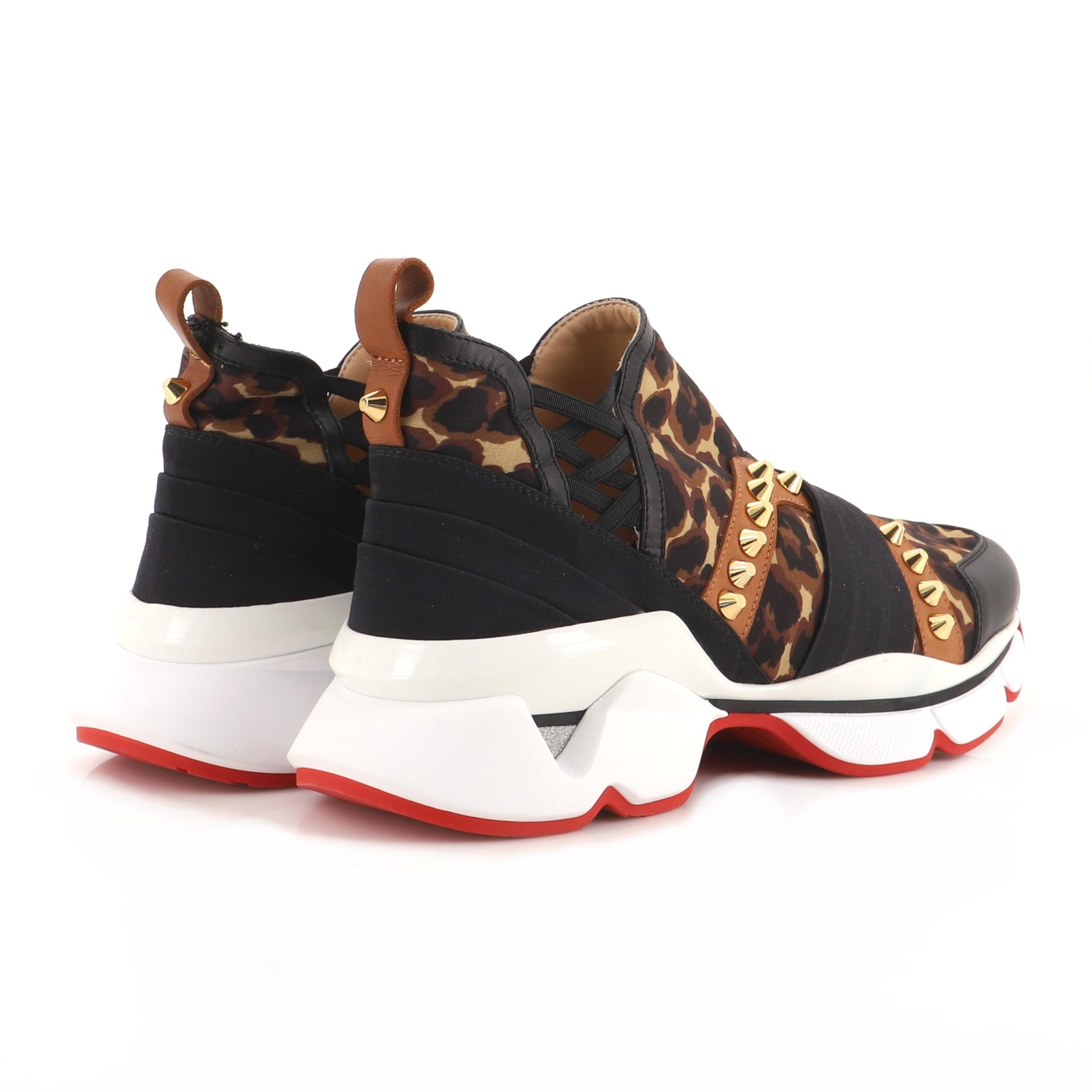 Women's Donna Sneakers Neoprene with Leather