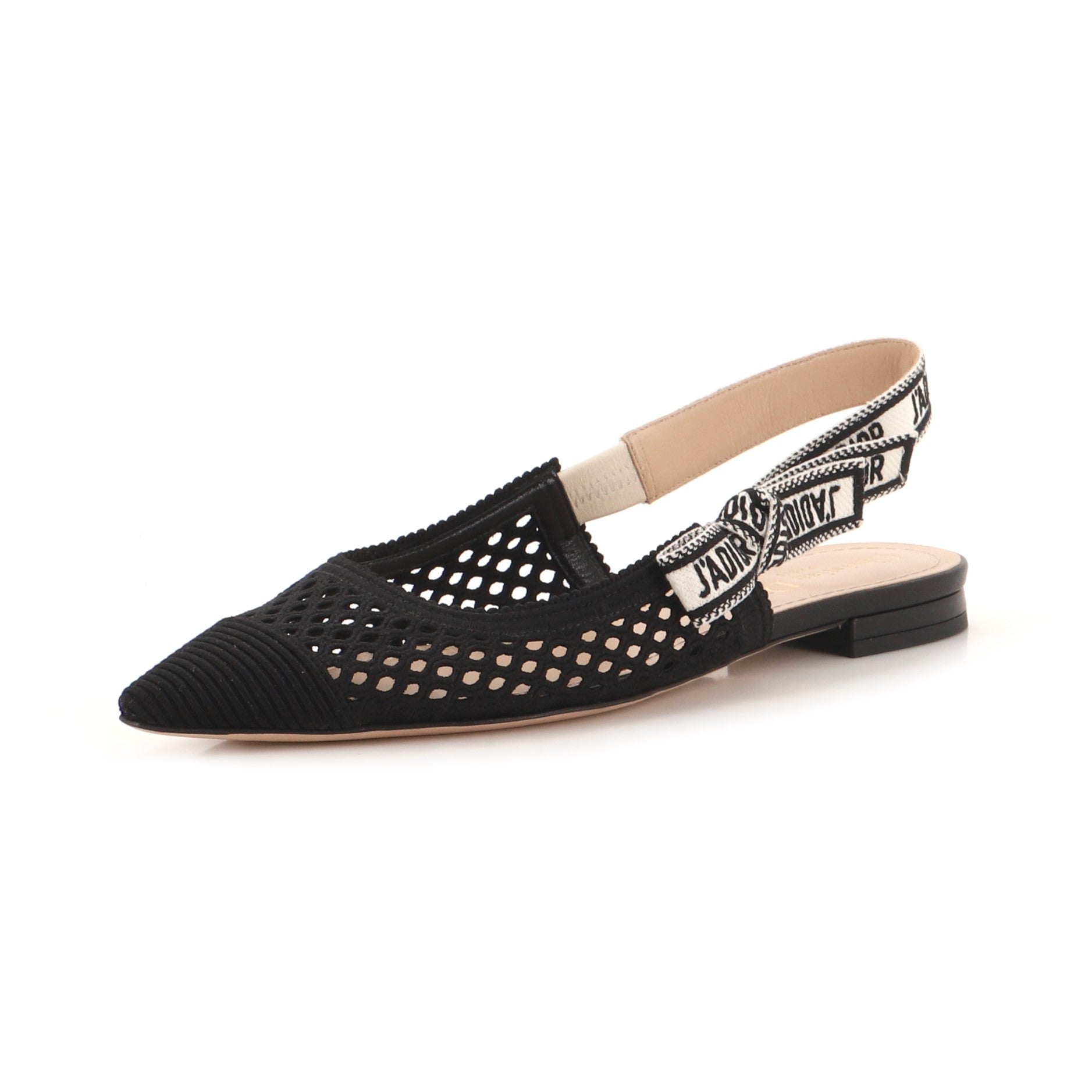 Women's J'adior Slingback Flats Embroidered Fabric