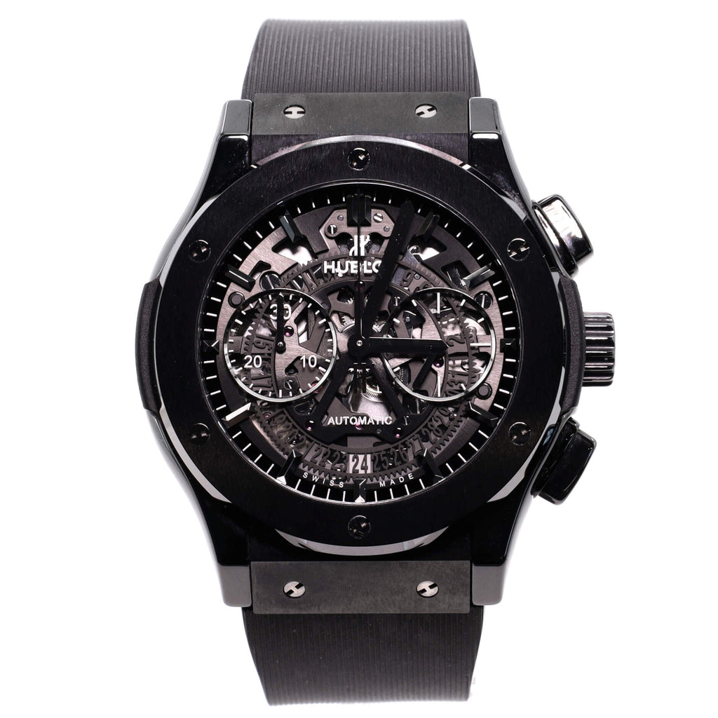 Classic Fusion Aerofusion Black Magic Chronograph Automatic Watch Ceramic and Rubber 45