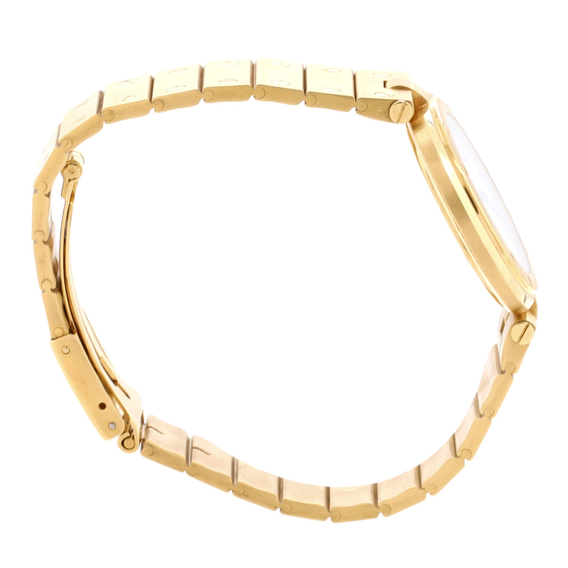 Santos Vendome Ronde Quartz Watch Yellow Gold 32