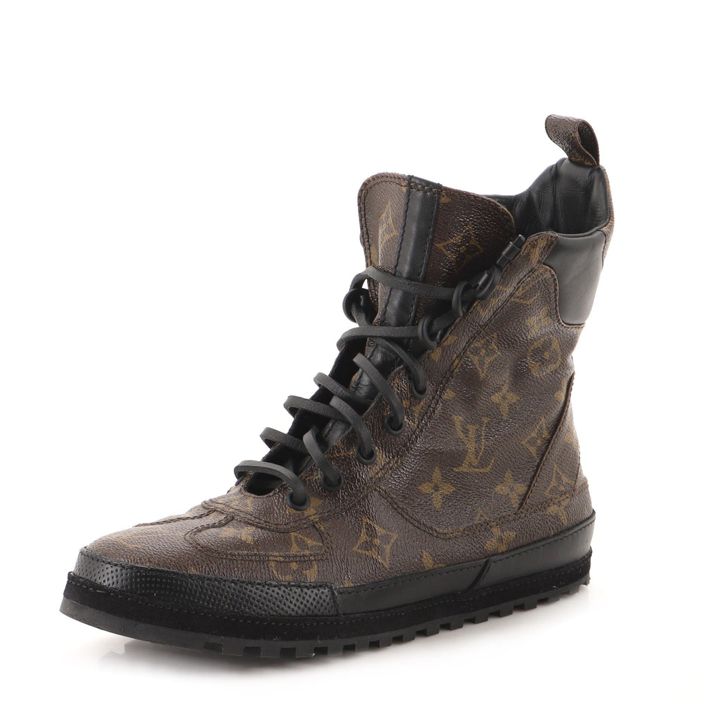 Women's Eldorado Desert Boots Monogram Canvas and Leather