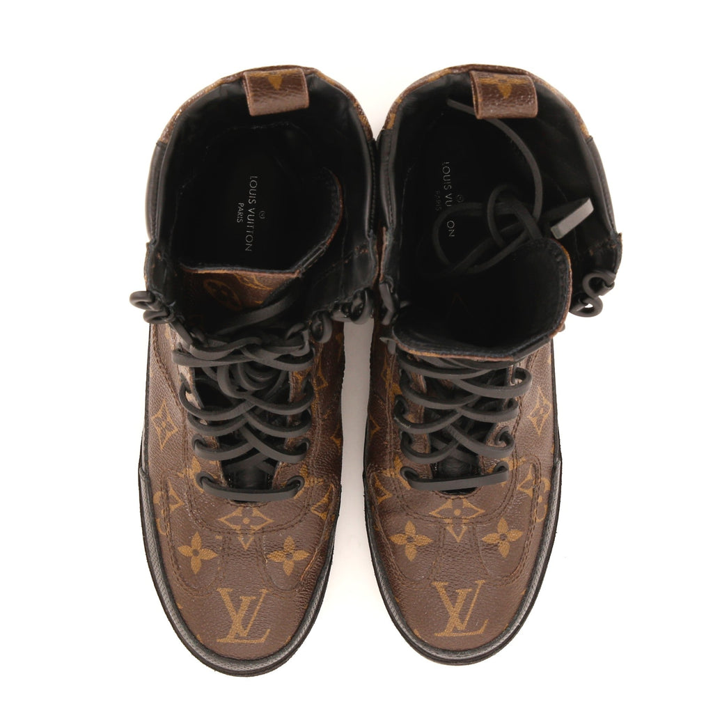 Women's Eldorado Desert Boots Monogram Canvas and Leather