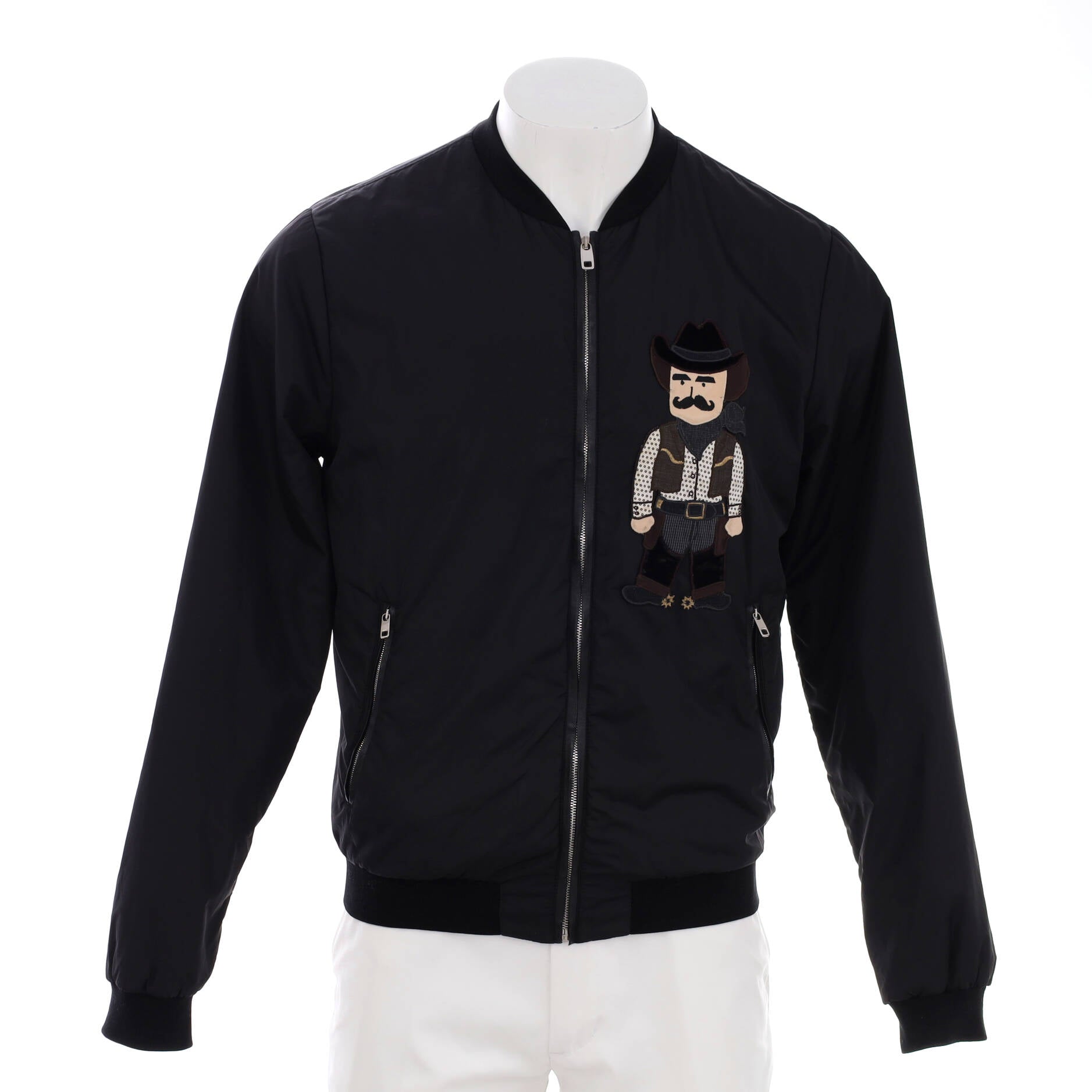 Men's Sicilian Western Bomber Jacket Nylon Blend