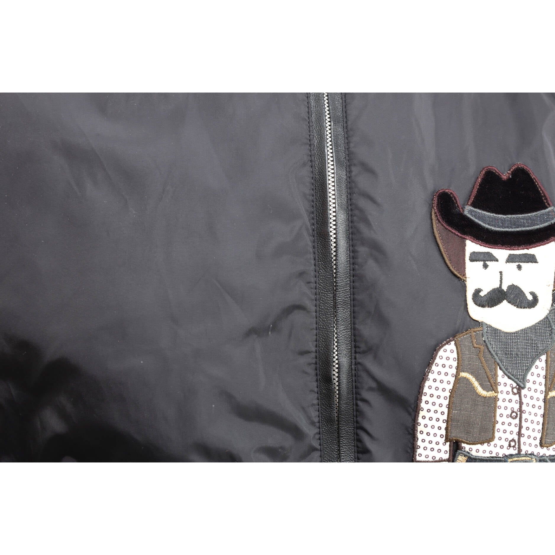 Men's Sicilian Western Bomber Jacket Nylon Blend