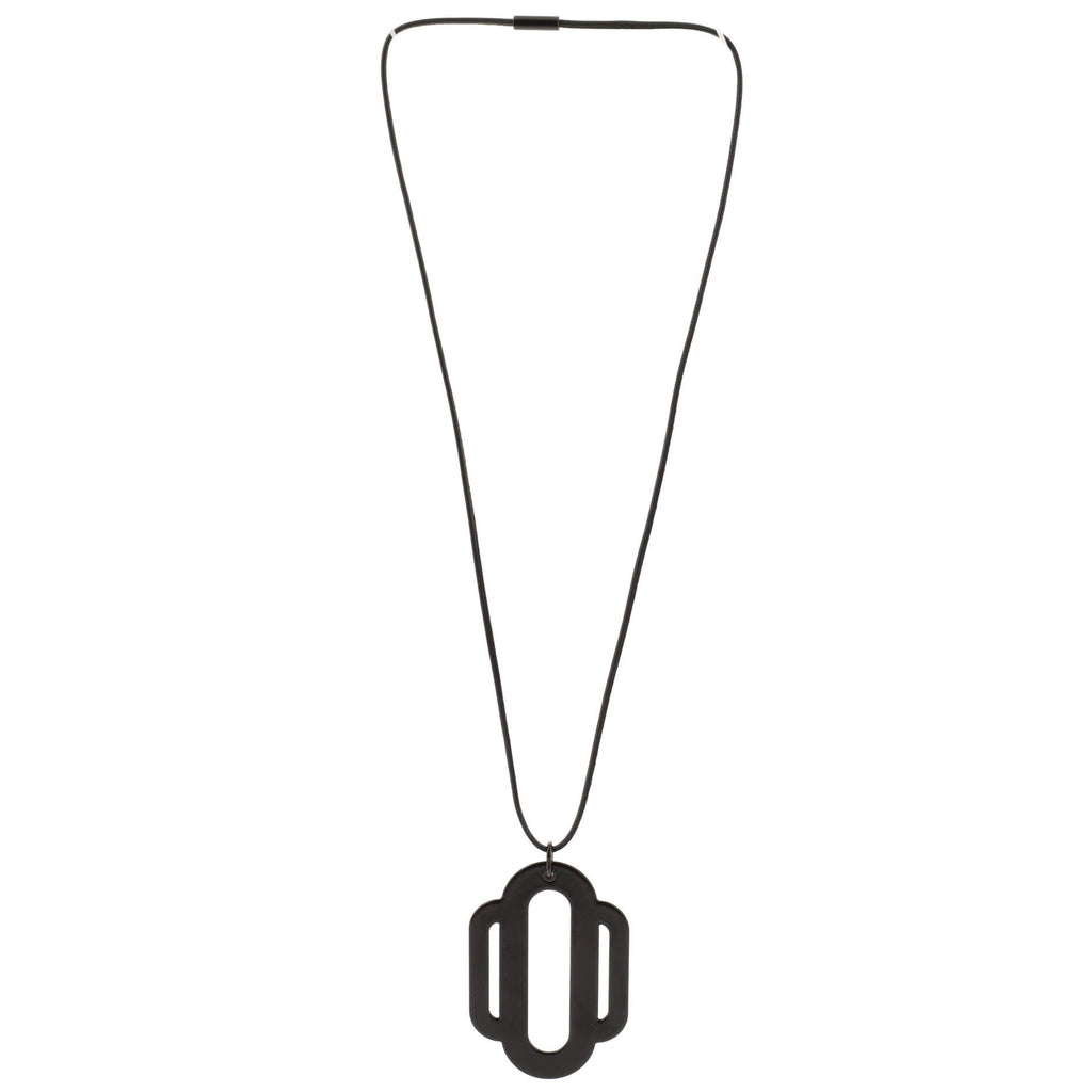 Attelage Etriers Tattoo Pendant Necklace Printed Enamel