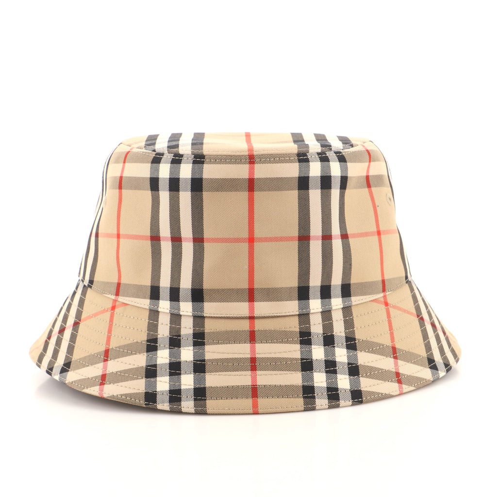 Bucket Hat Vintage Check Canvas