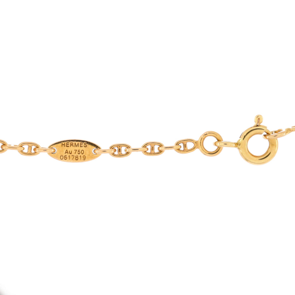 Chaine d'Ancre Heart Pendant Necklace 18K Rose Gold
