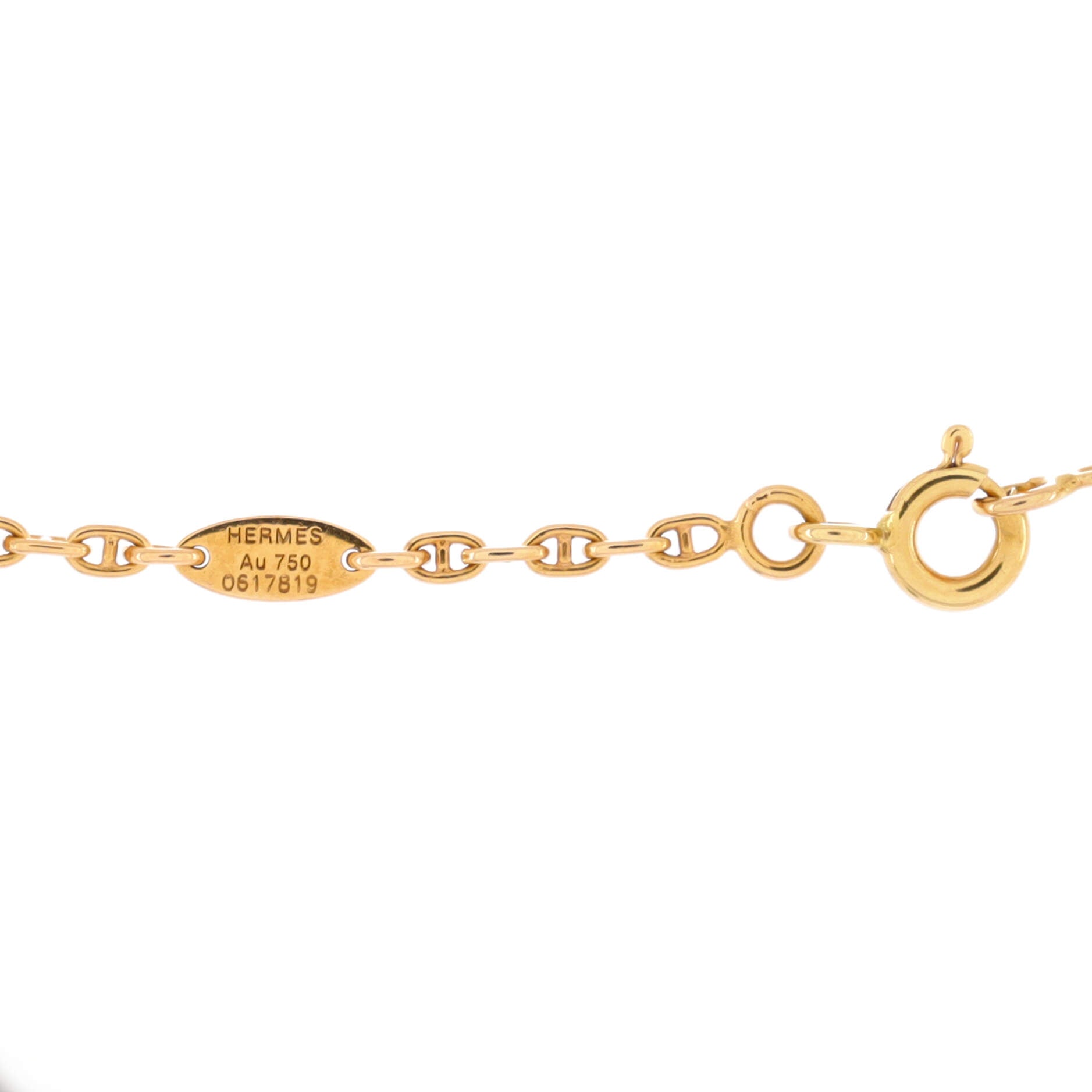 Chaine d'Ancre Heart Pendant Necklace 18K Rose Gold