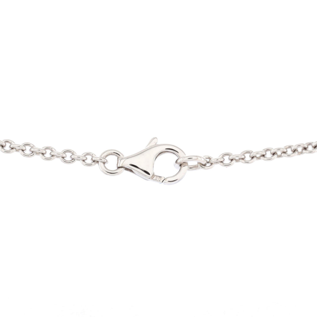 Love Interlocking Necklace 18K White Gold