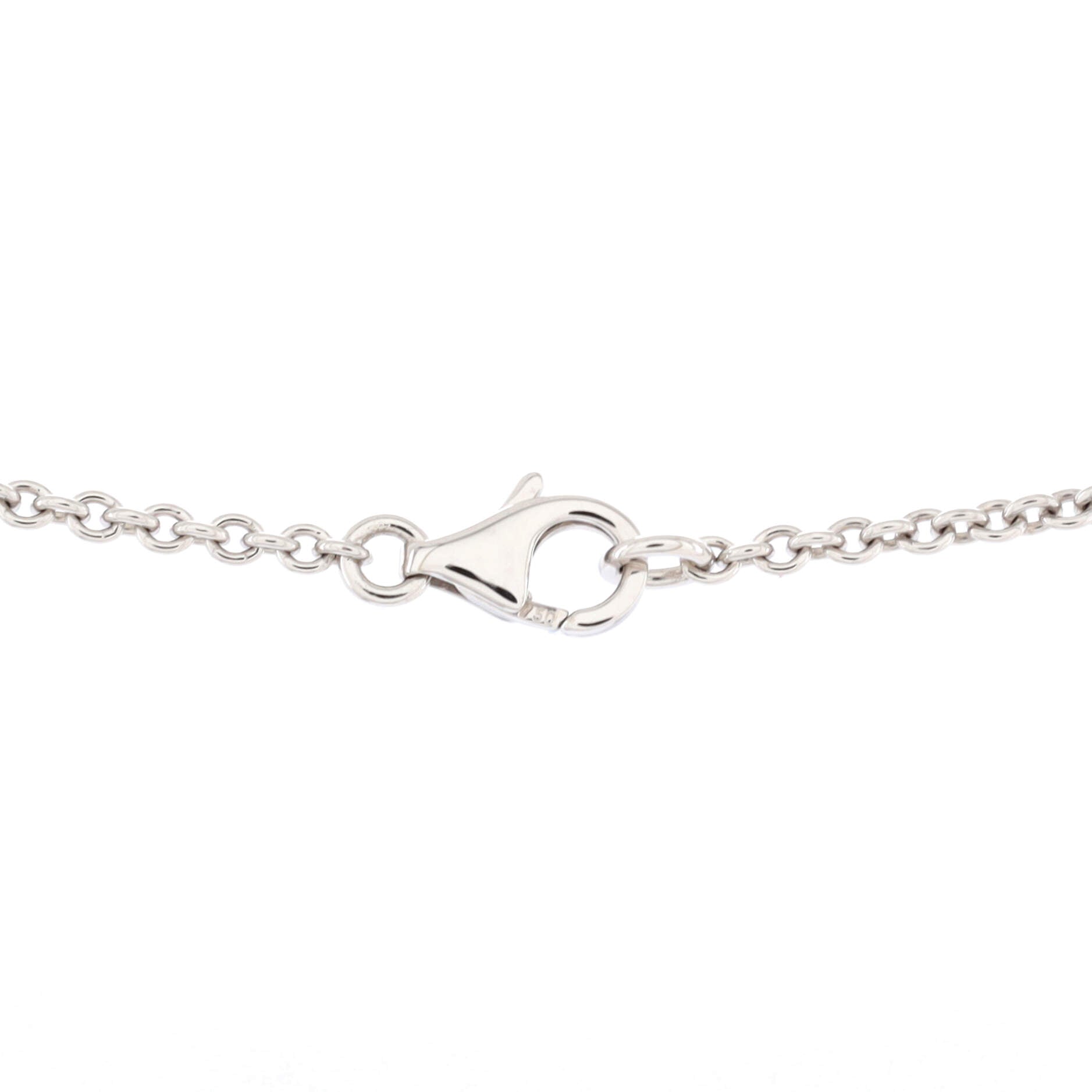 Love Interlocking Necklace 18K White Gold