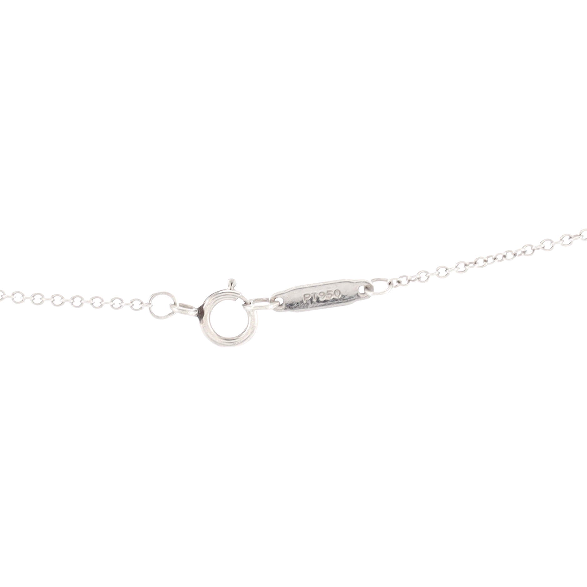 Cross Pendant Necklace Platinum and Diamonds Small