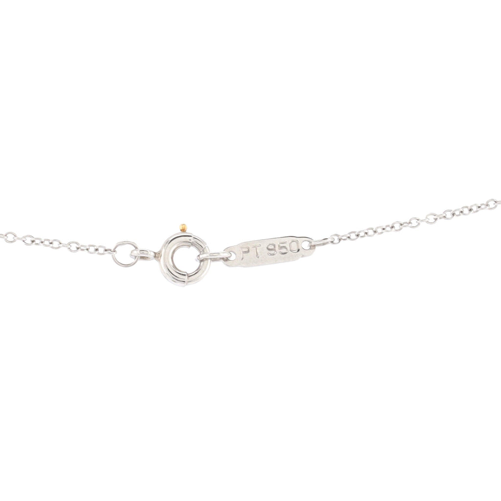 Flower Pendant Necklace Platinum and Diamonds