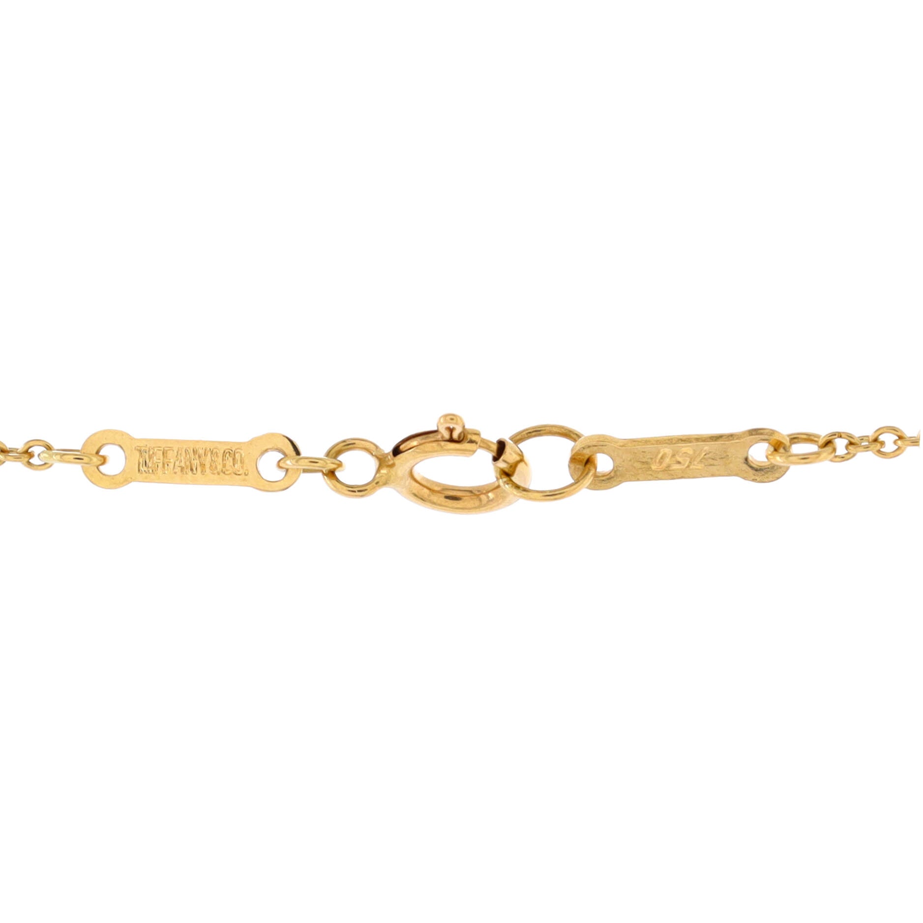 Elsa Peretti Open Heart Pendant Necklace 18K Yellow Gold with Diamonds 22mm