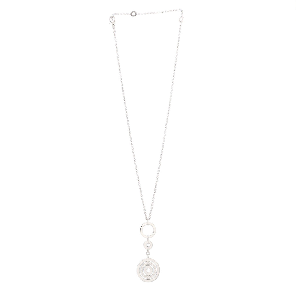 Astrale Cerchi Pendant Necklace 18K White Gold