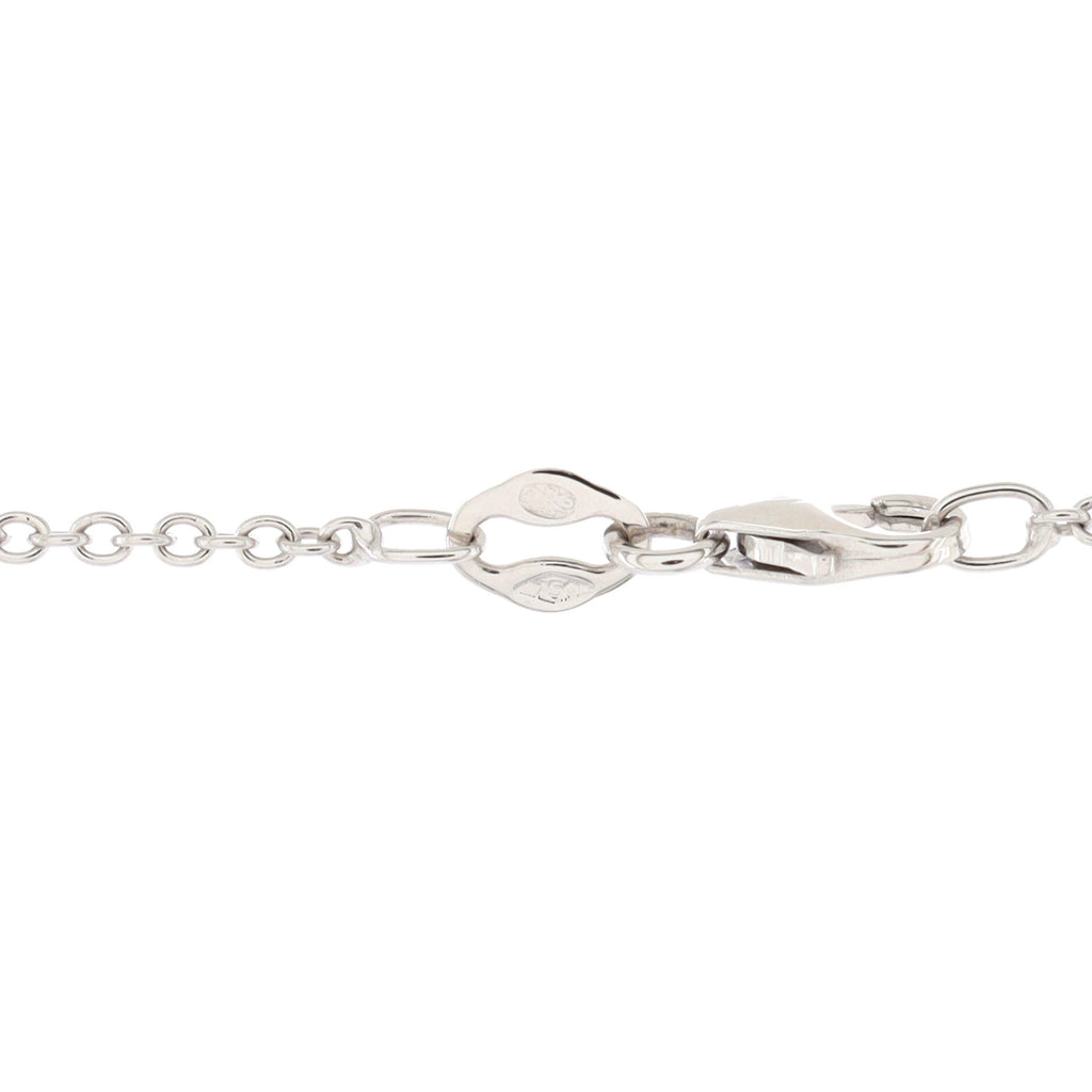 Limelight Hearts Pendant Necklace 18K White Gold with Diamonds Medium