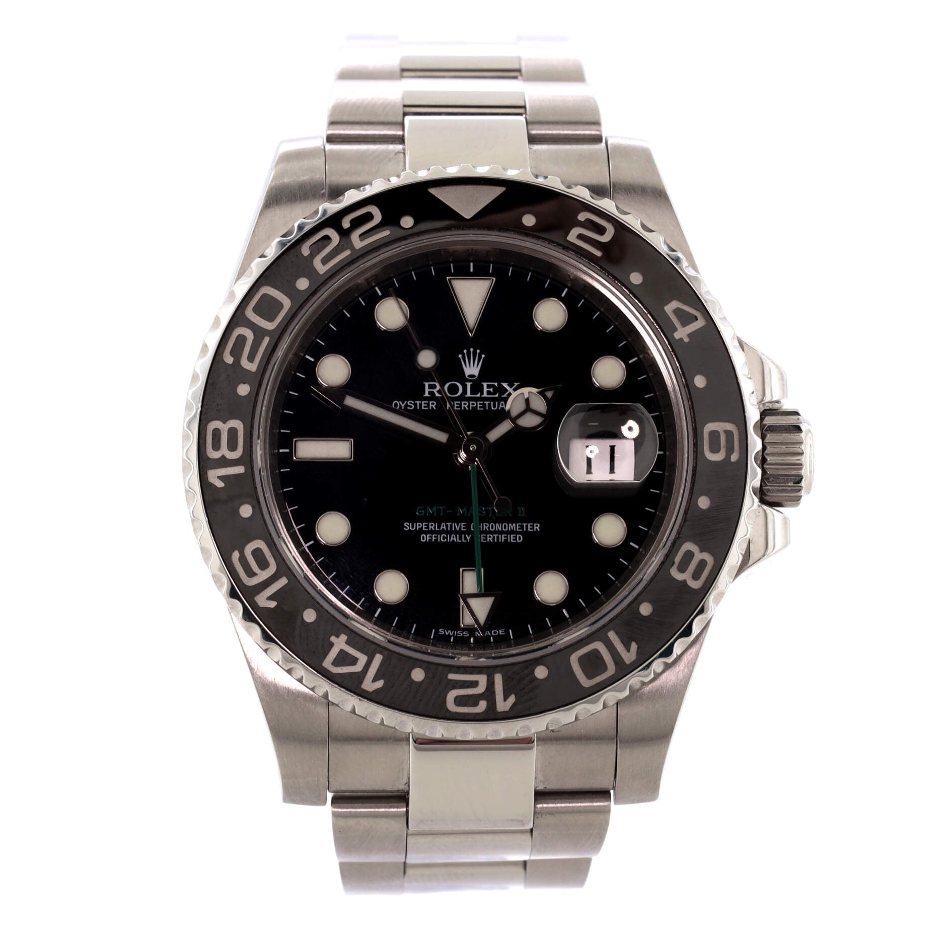Oyster Perpetual Date GMT-Master II Automatic Watch Stainless Steel and Cerachrom 40
