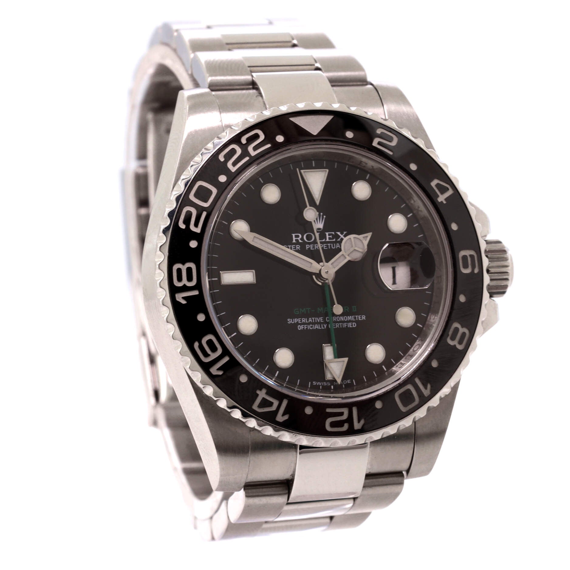 Oyster Perpetual Date GMT-Master II Automatic Watch Stainless Steel and Cerachrom 40