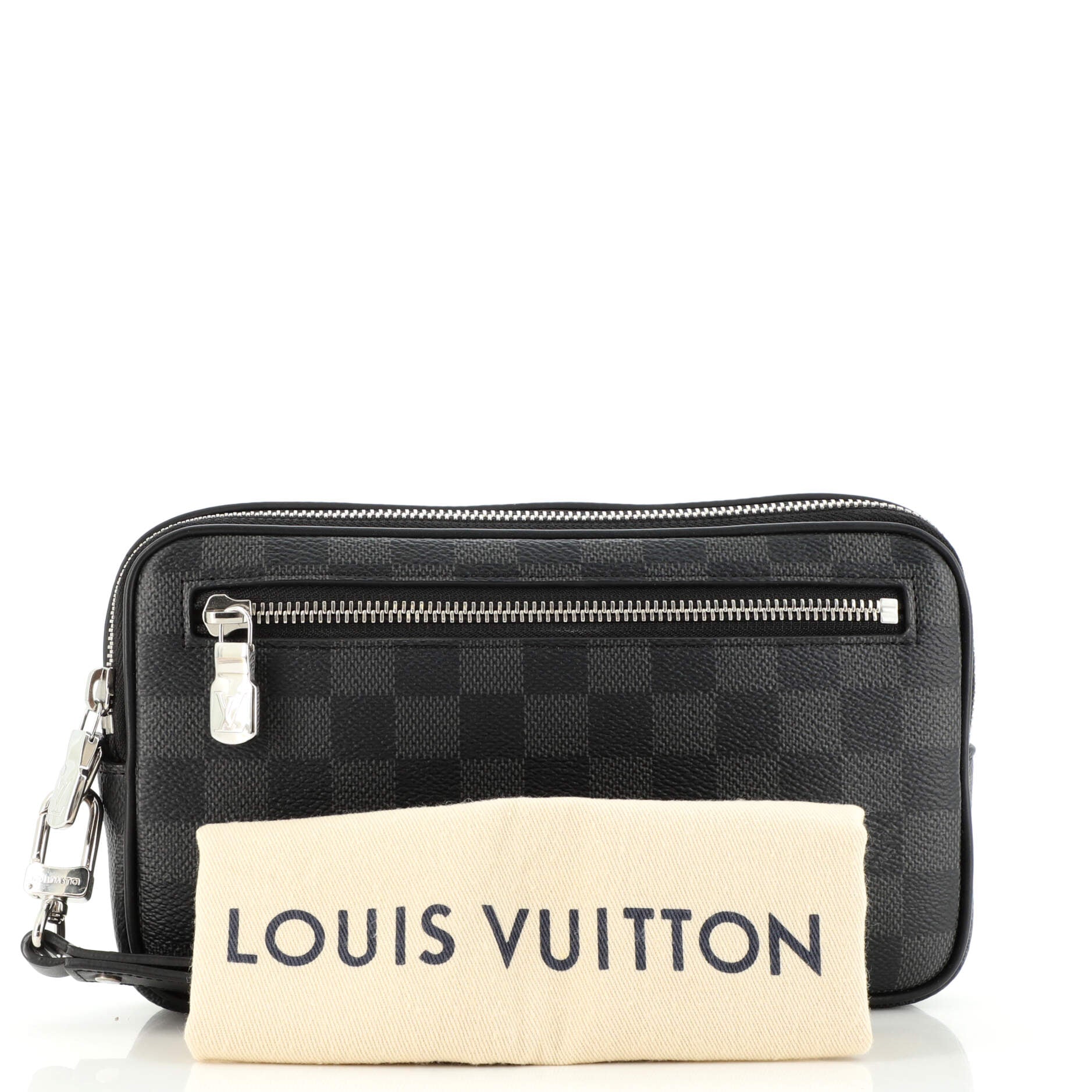 Alpha Clutch Damier Graphite