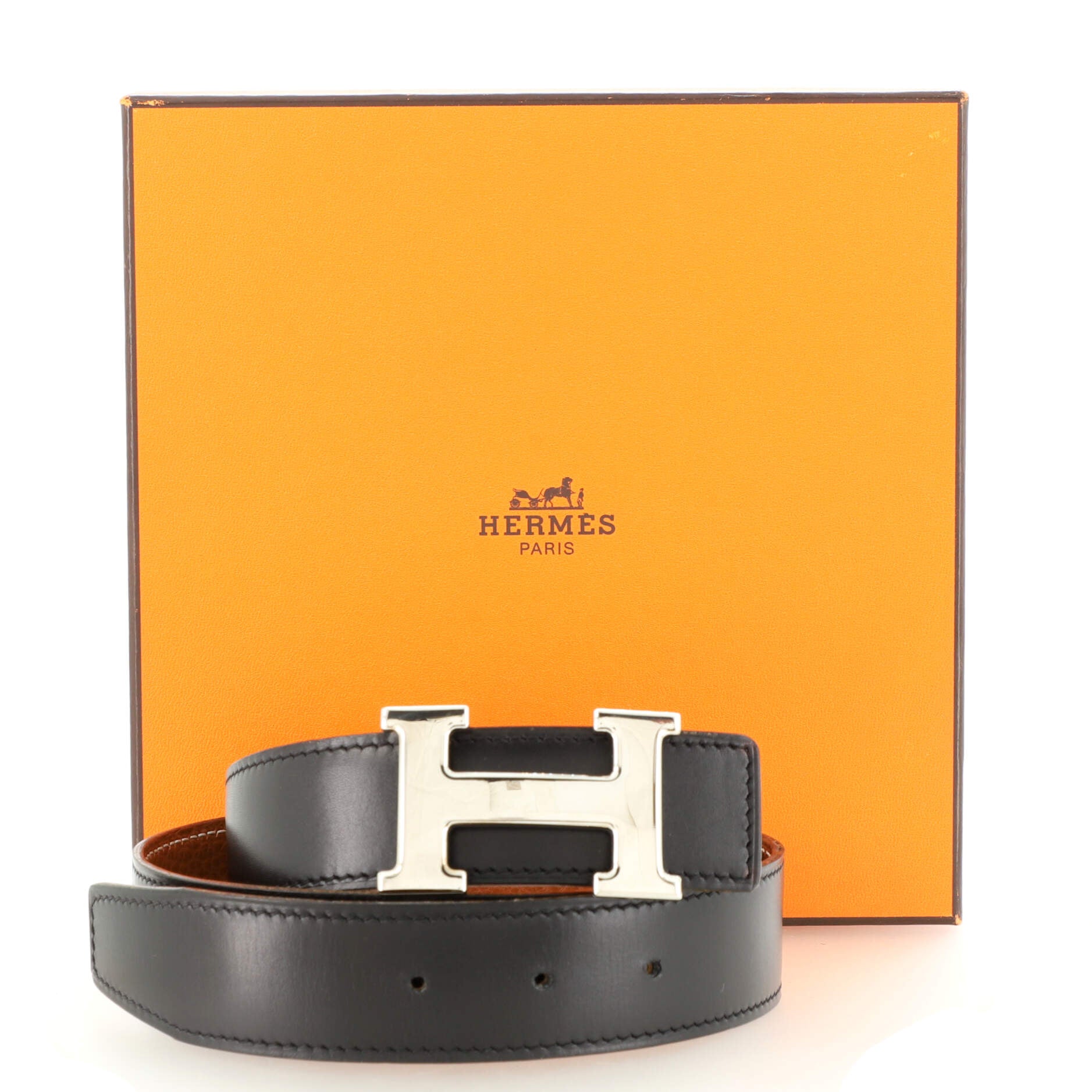 Constance Reversible Belt Leather Medium 80