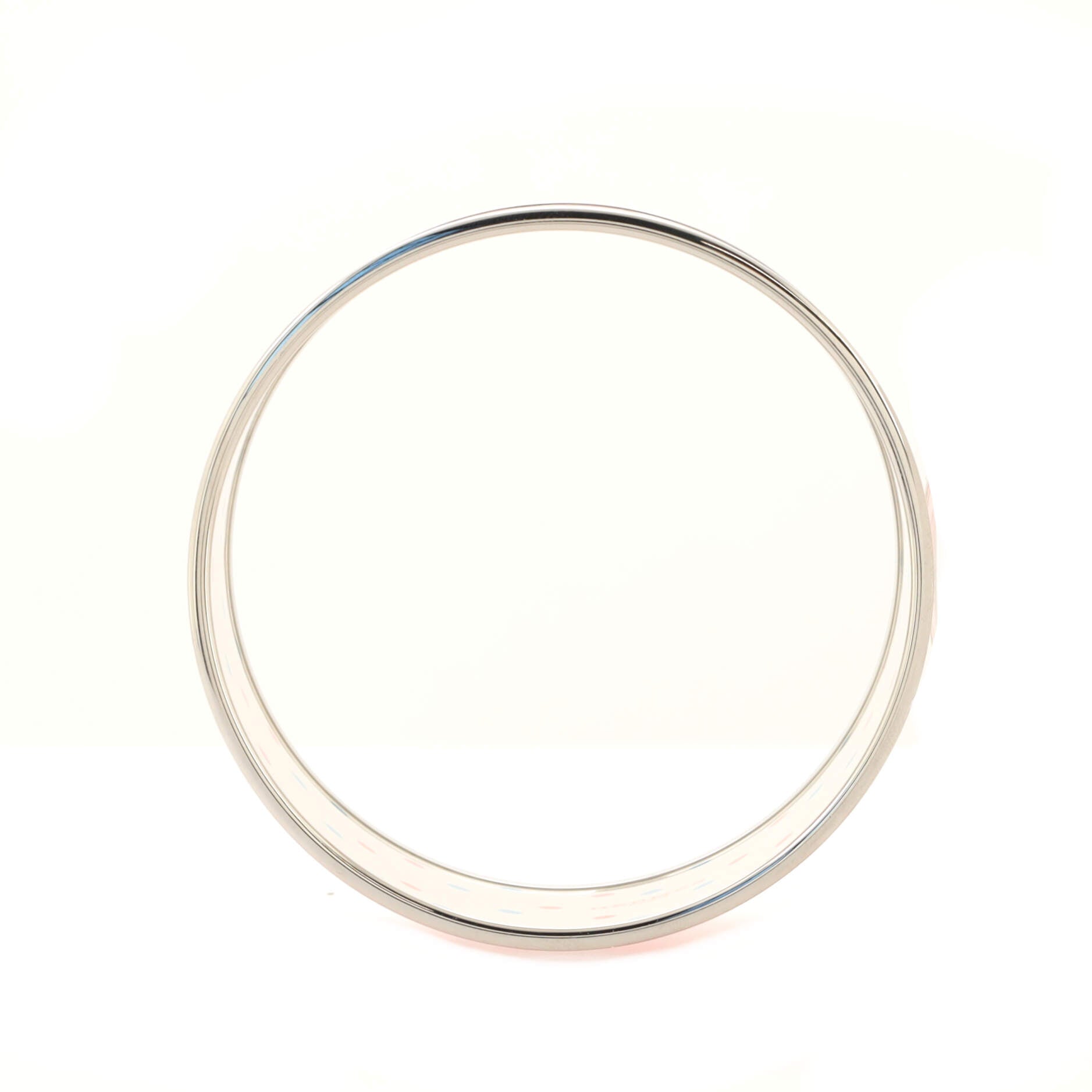 Bangle Bracelet Printed Enamel Extra Wide