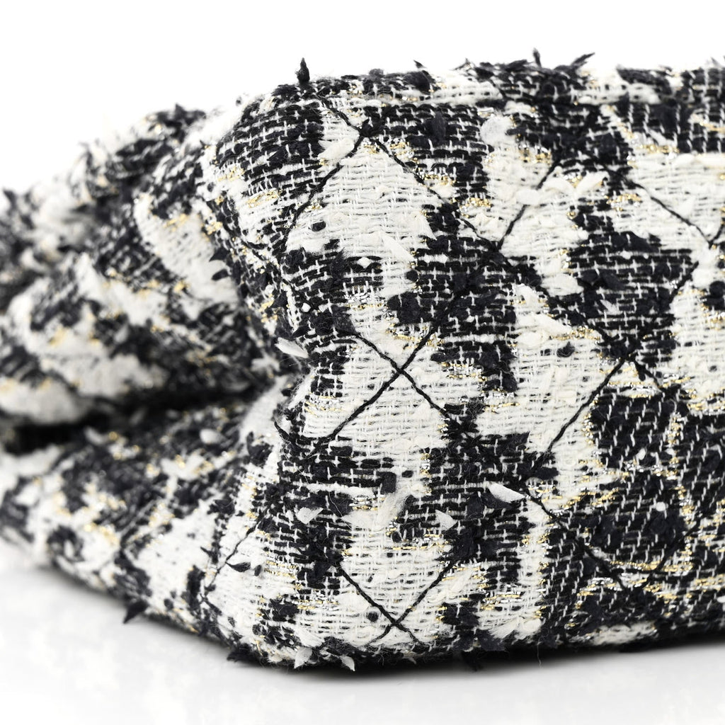 Tweed Camellia Quilted 2.55 Reissue 226 Flap Ecru