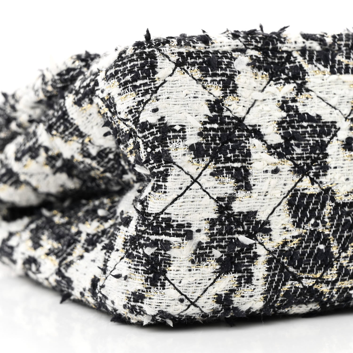 Tweed Camellia Quilted 2.55 Reissue 226 Flap Ecru